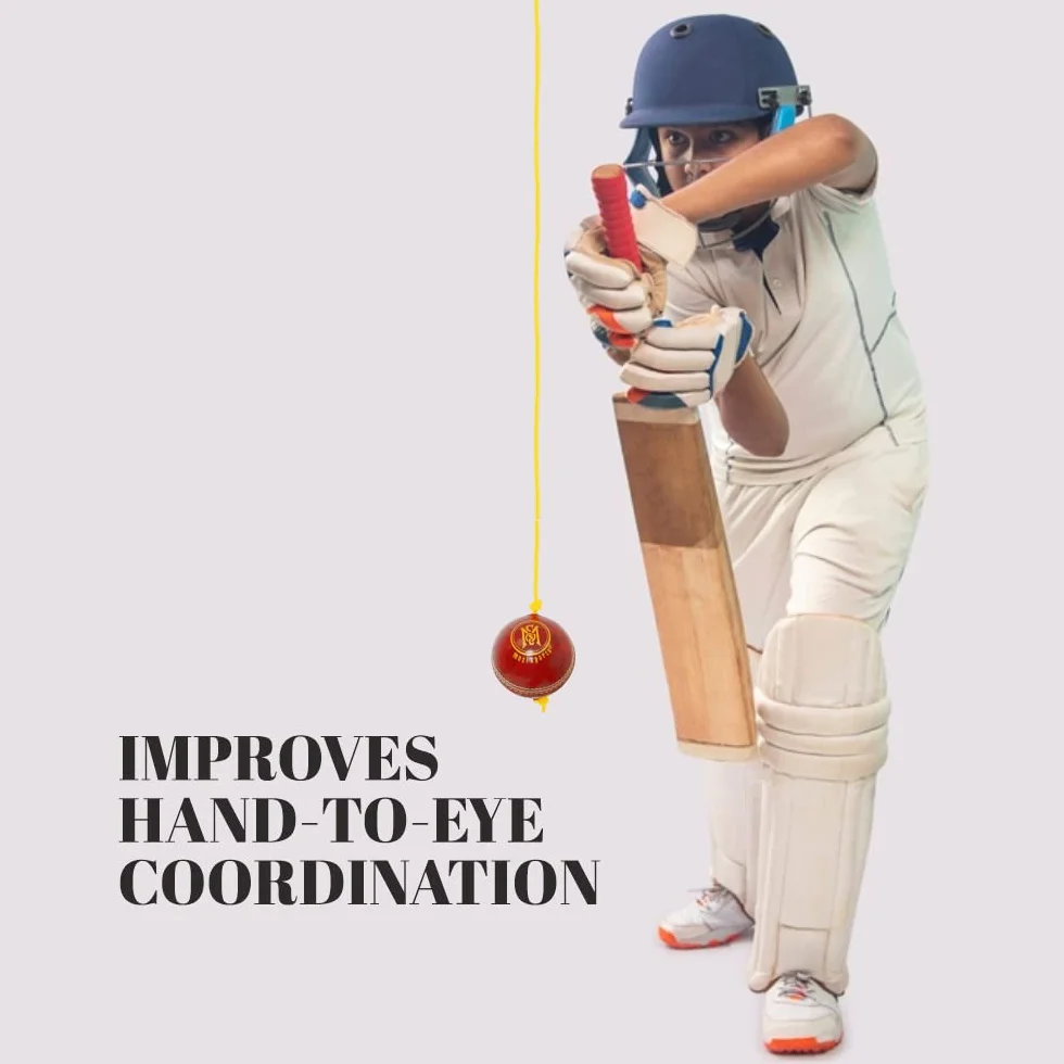 Balles de Cricket à Cordes en Cuir pour la Coordination œil-Main
