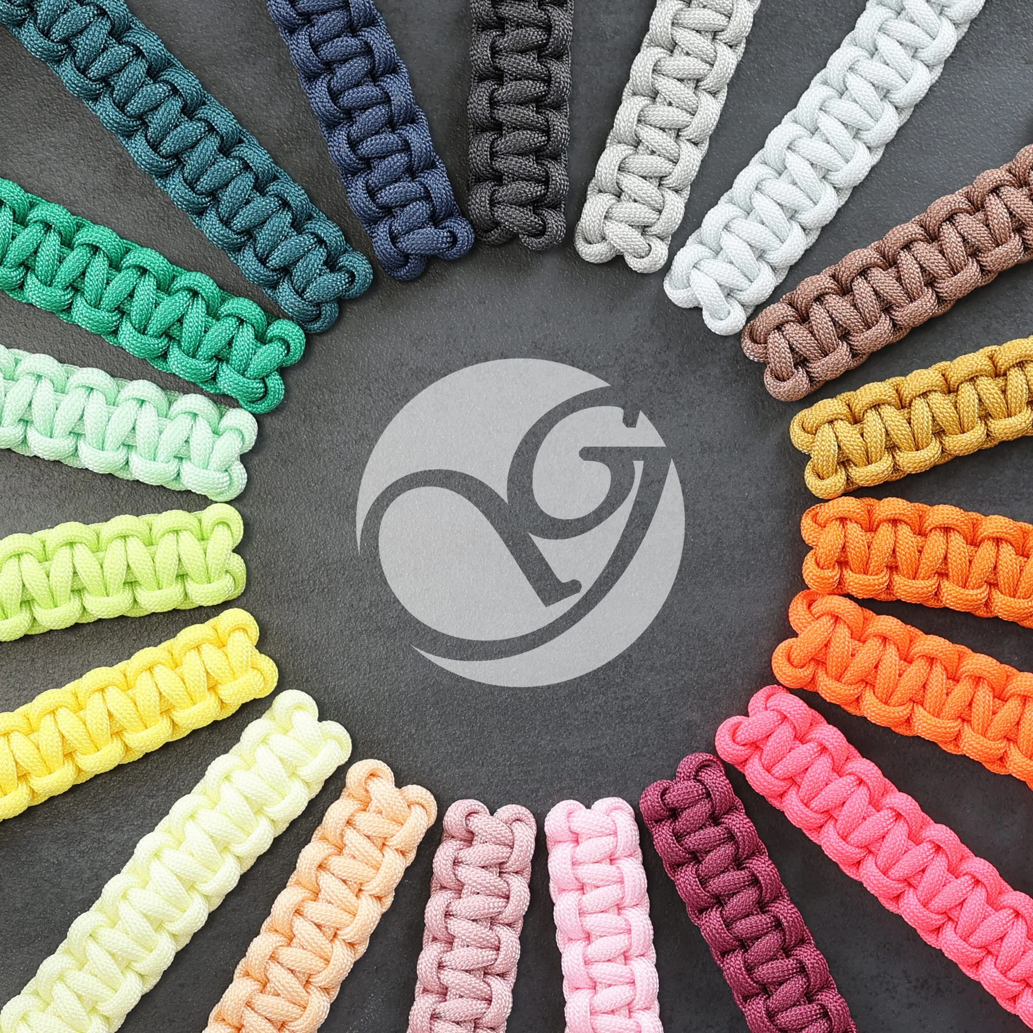 Ganzoo Paracord 125 Cordelette Tressée 1 mm Nylon Polyester Noire pour Bracelet, Couteau, Collier, Laisse, Randonnée