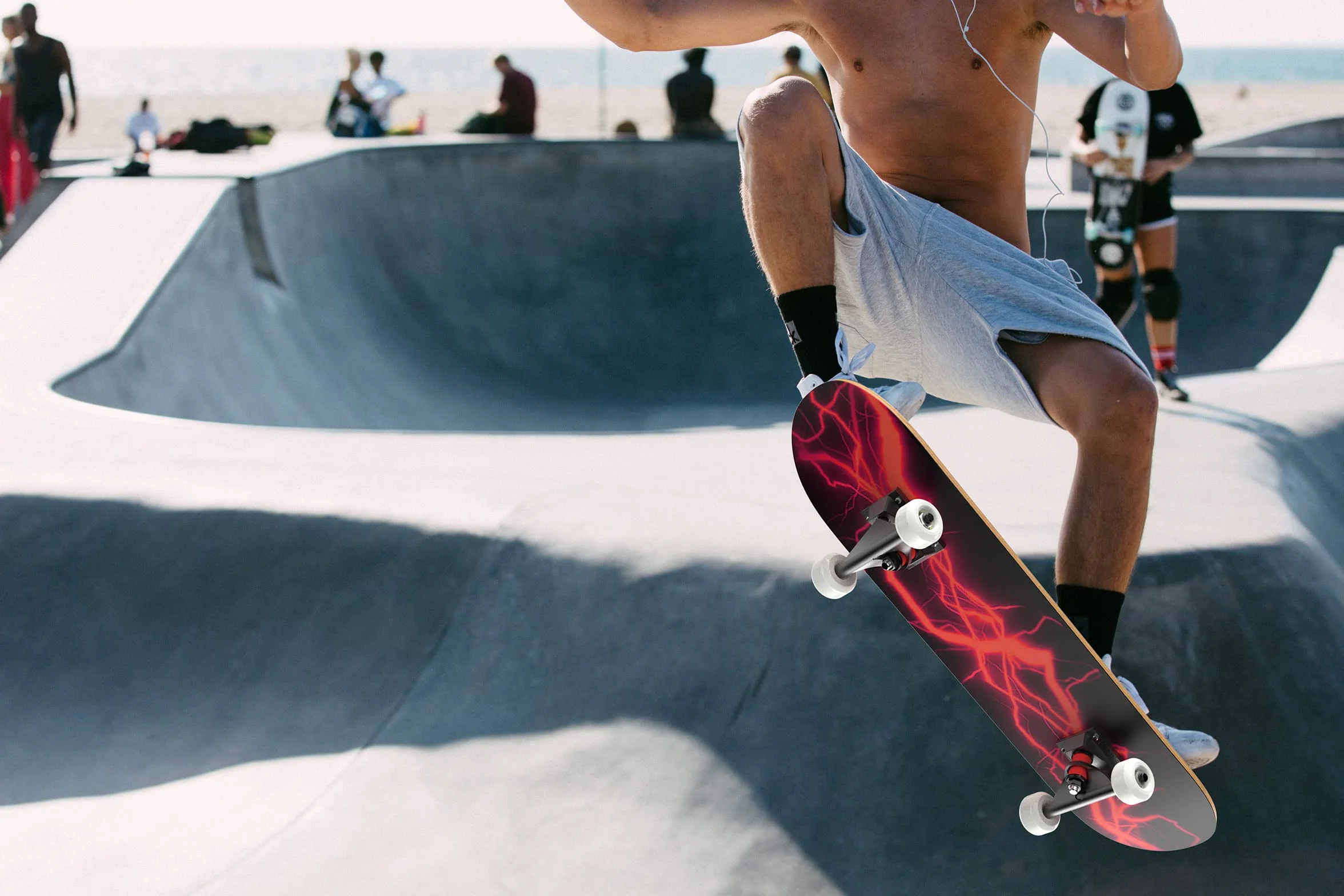 Skateboard Complet Planche Érable 9 Couches Roulement ABEC-11 Adultes Enfants Débutants Professionnels