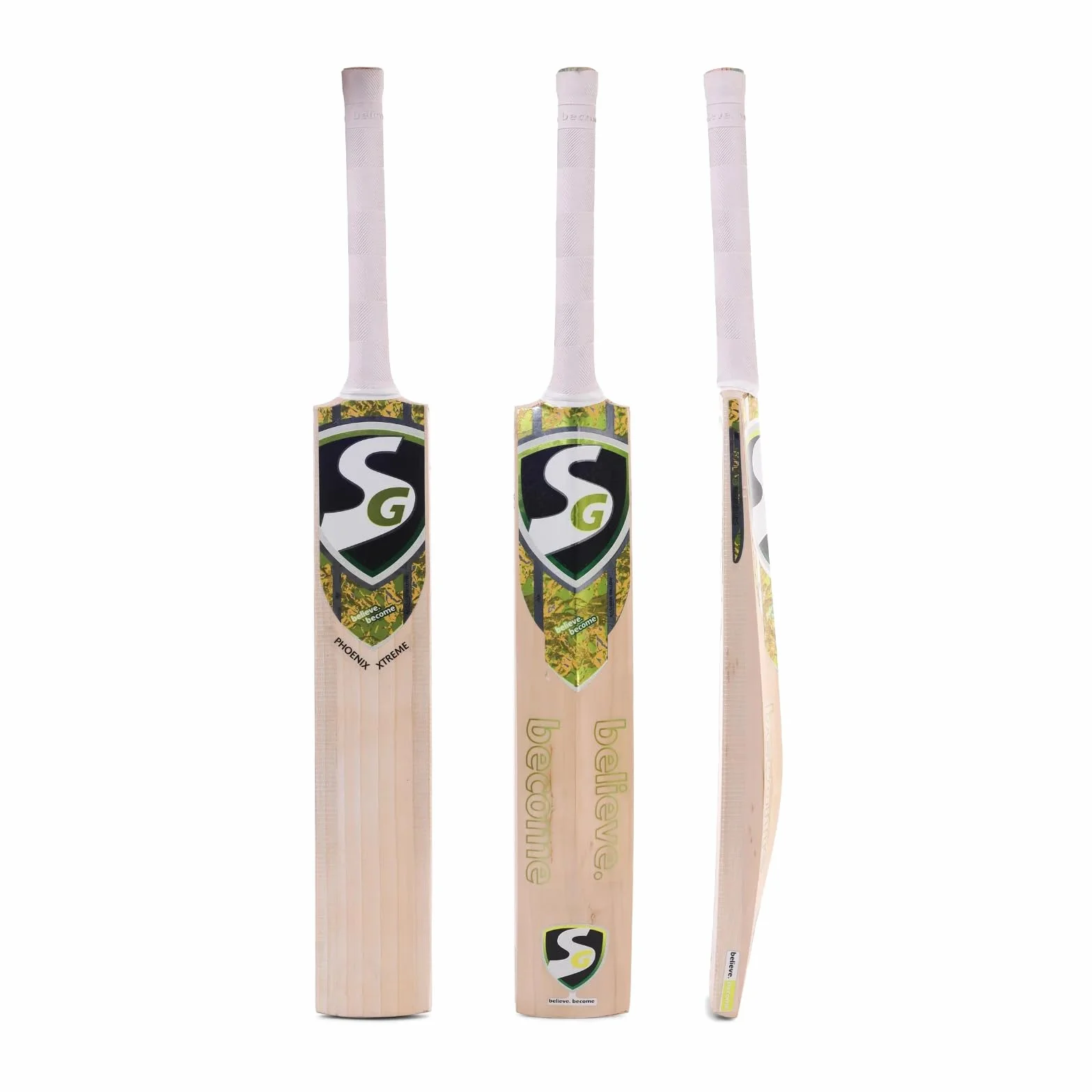 SG Phoenix Xtreme Batte de Cricket Hommes Beige Short Handle