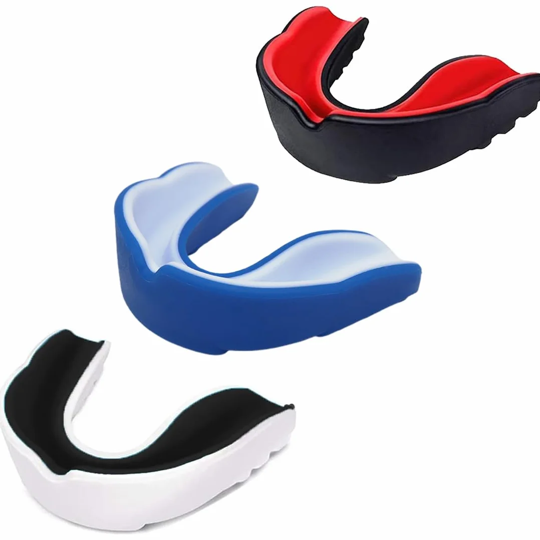 Lot de 3 Protège-Dents Sport Premium pour Rugby, MMA, Hockey, Arts Martiaux
