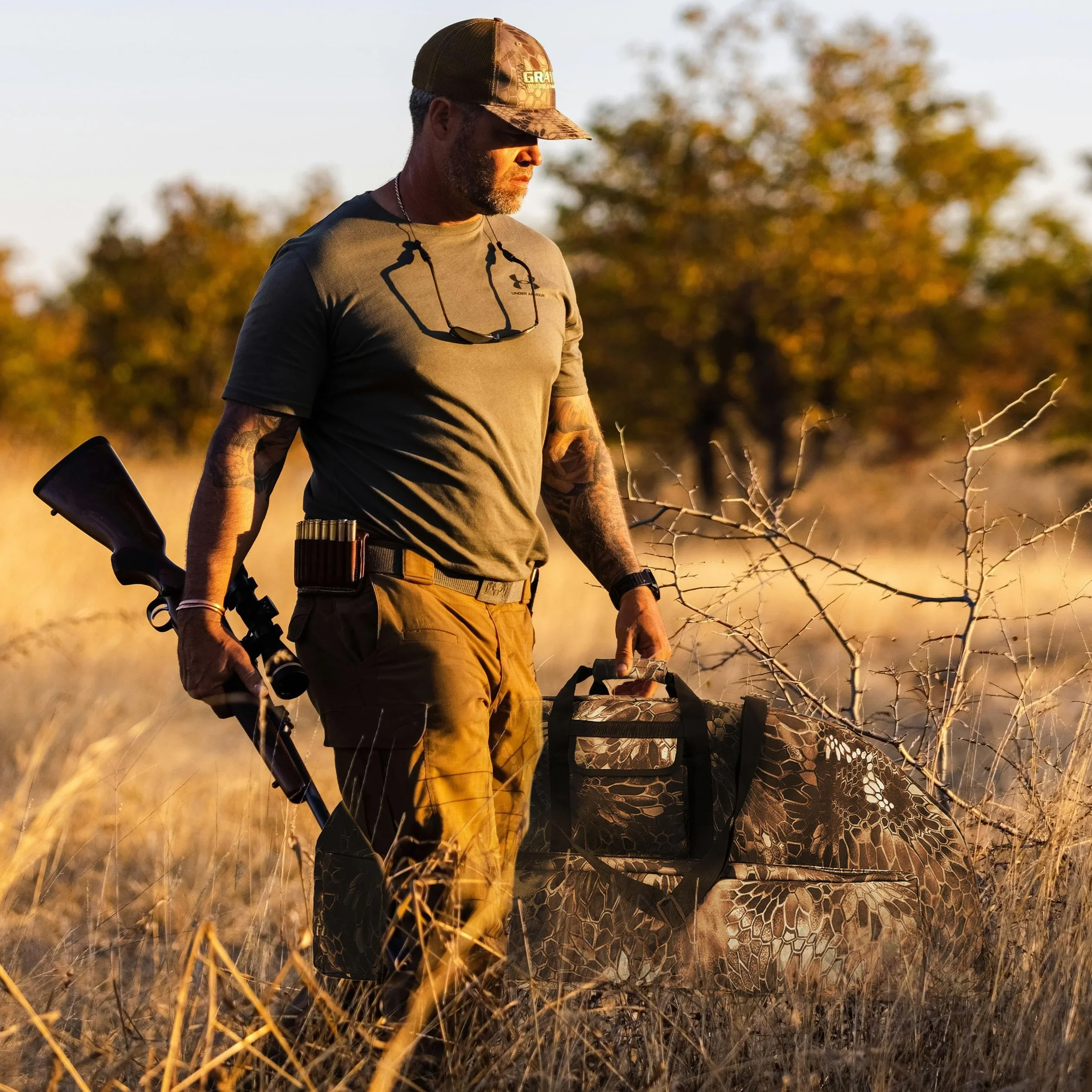 Jaegvida Sac d'arc de Chasse Grande capacité avec Poche flèche