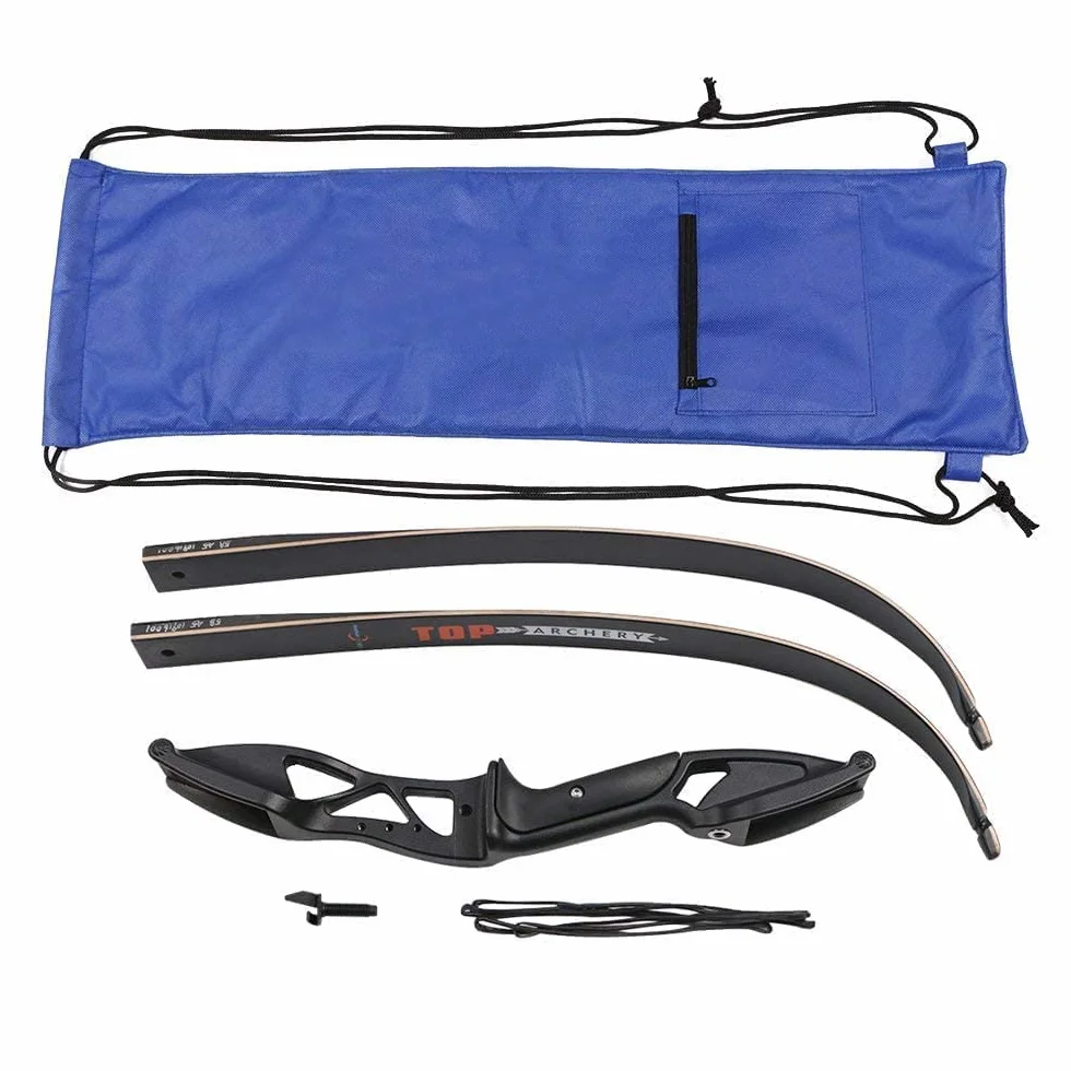 Ensemble de tir à l'arc Takedown Arc Classique 56" Poignées Aluminium 30 LB Kits pour Cible Chasse Tir