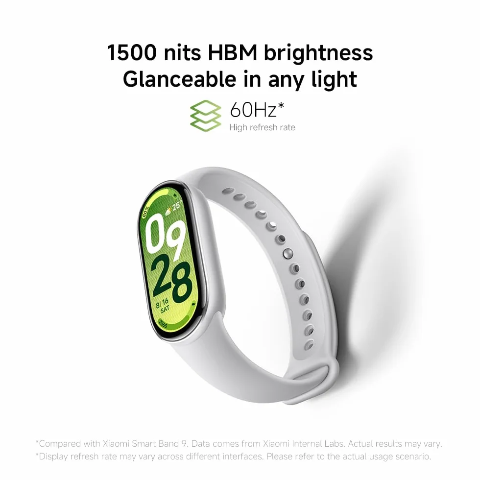 Xiaomi Smart Band 10 Montre Connectée Écran AMOLED 1.72'' Autonomie 21 Jours 5 ATM Boussole