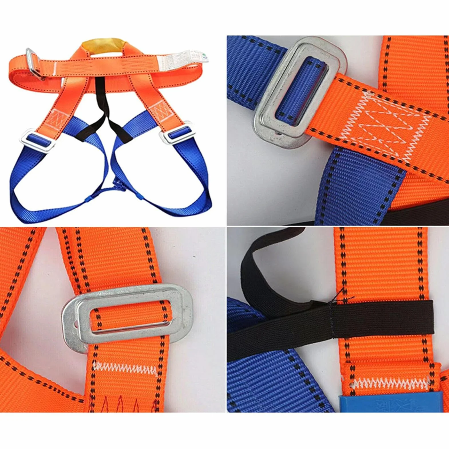 Baudrier d'escalade ABS 9x2.6x2.5cm Ceinture de sécurité demi-corps Équipement de rappel Matériel d'alpinisme