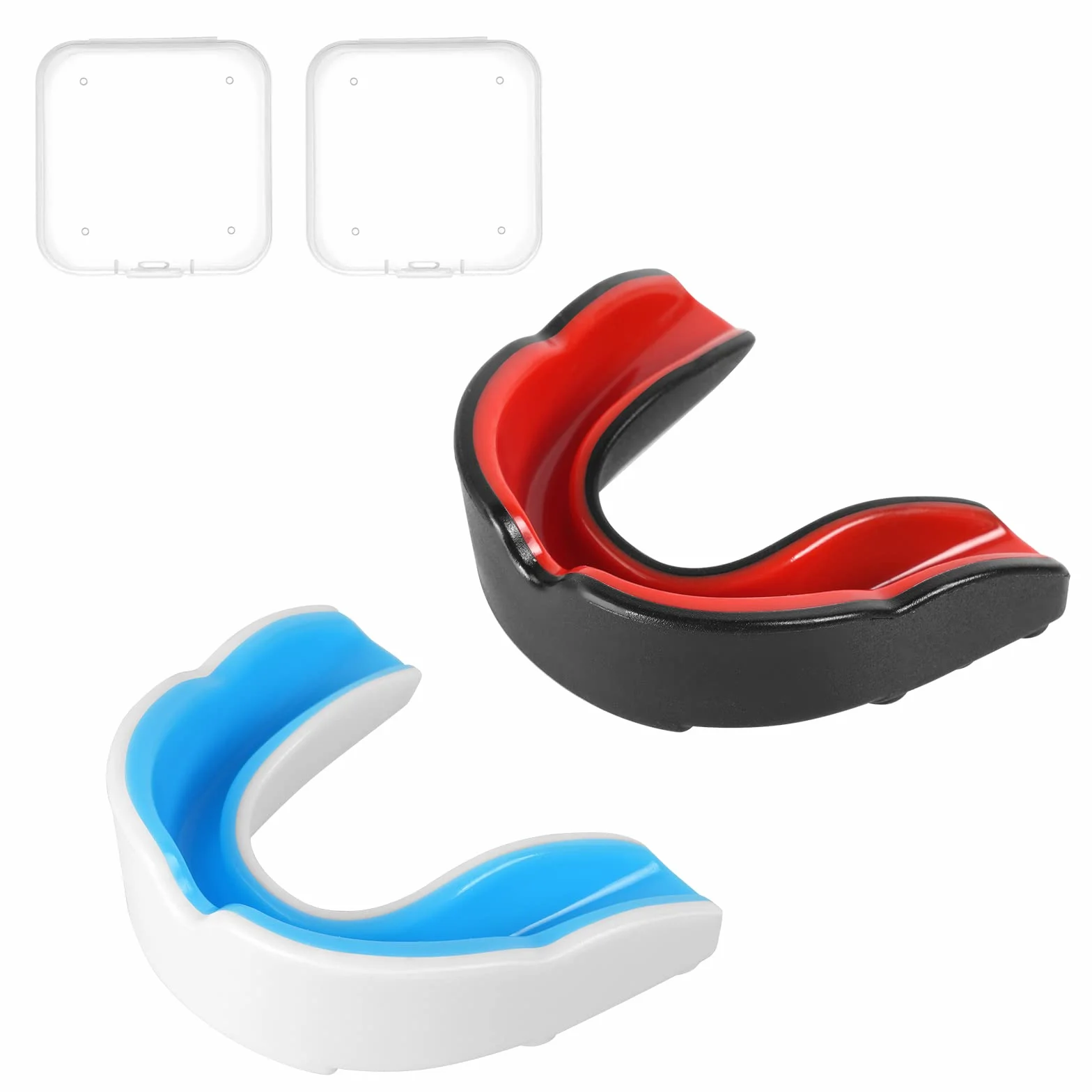 Flintronic Lot de 2 Protège-Dents Boxe pour Enfants avec Boîte Portable