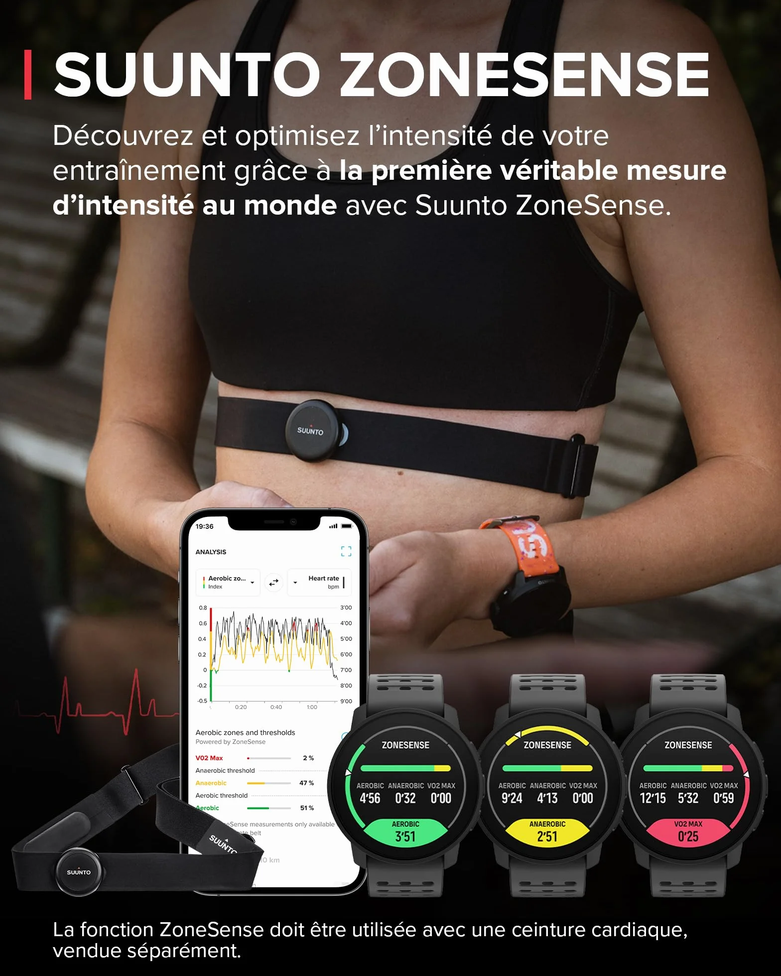 SUUNTO 9 Peak Pro Montre Sport GPS Homme Femme, Cardiofréquencemètre, Altimètre, Baromètre, 21 Jours Autonomie