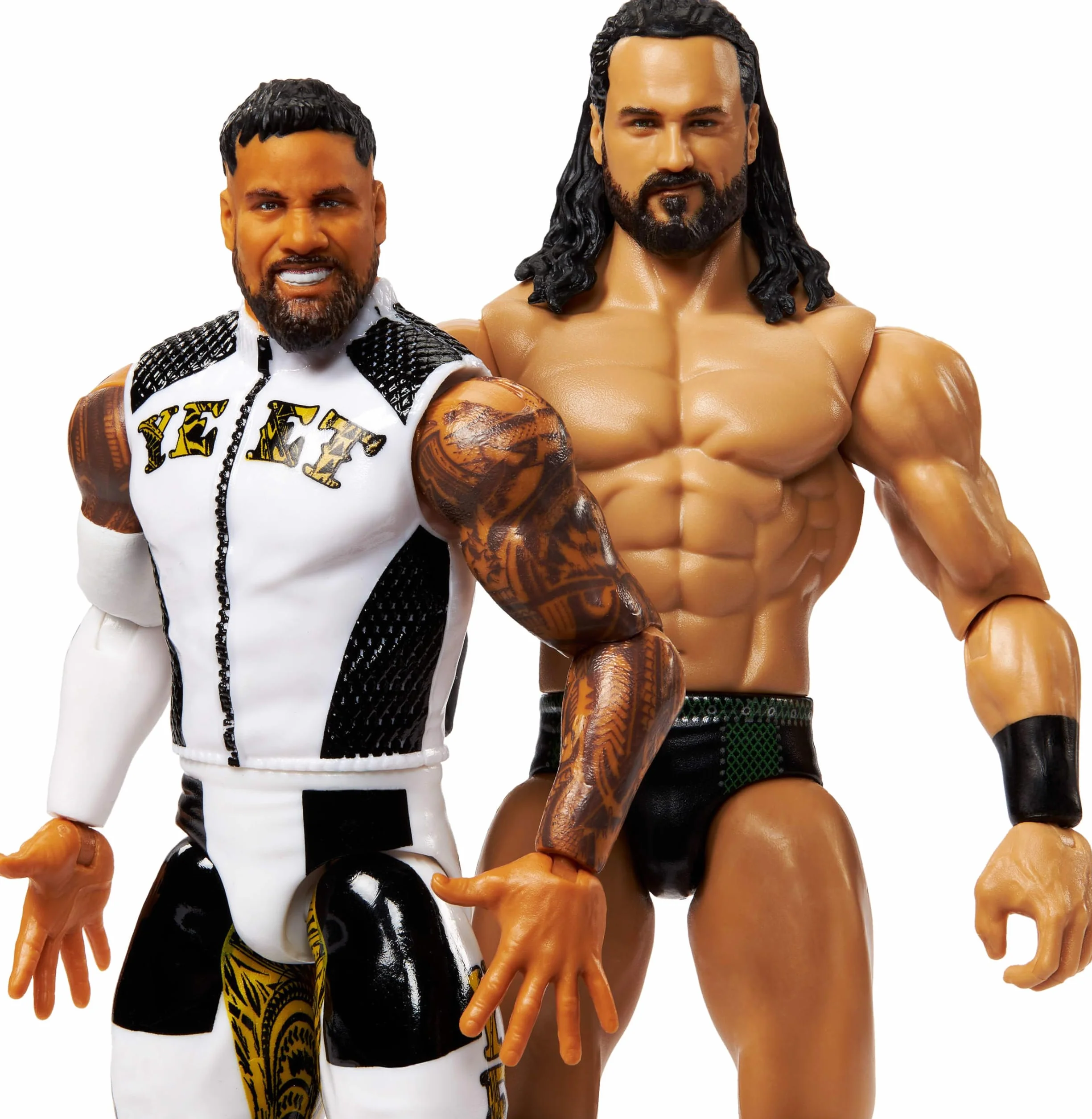 Mattel WWE Main Event Showdown 2 figurines Jey USO vs Drew McIntyre 15,2 cm série #23