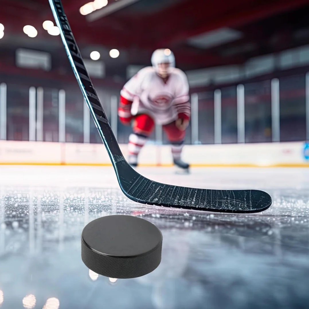 Palets d'exercice de hockey en caoutchouc 3 PC pour hockey sur glace