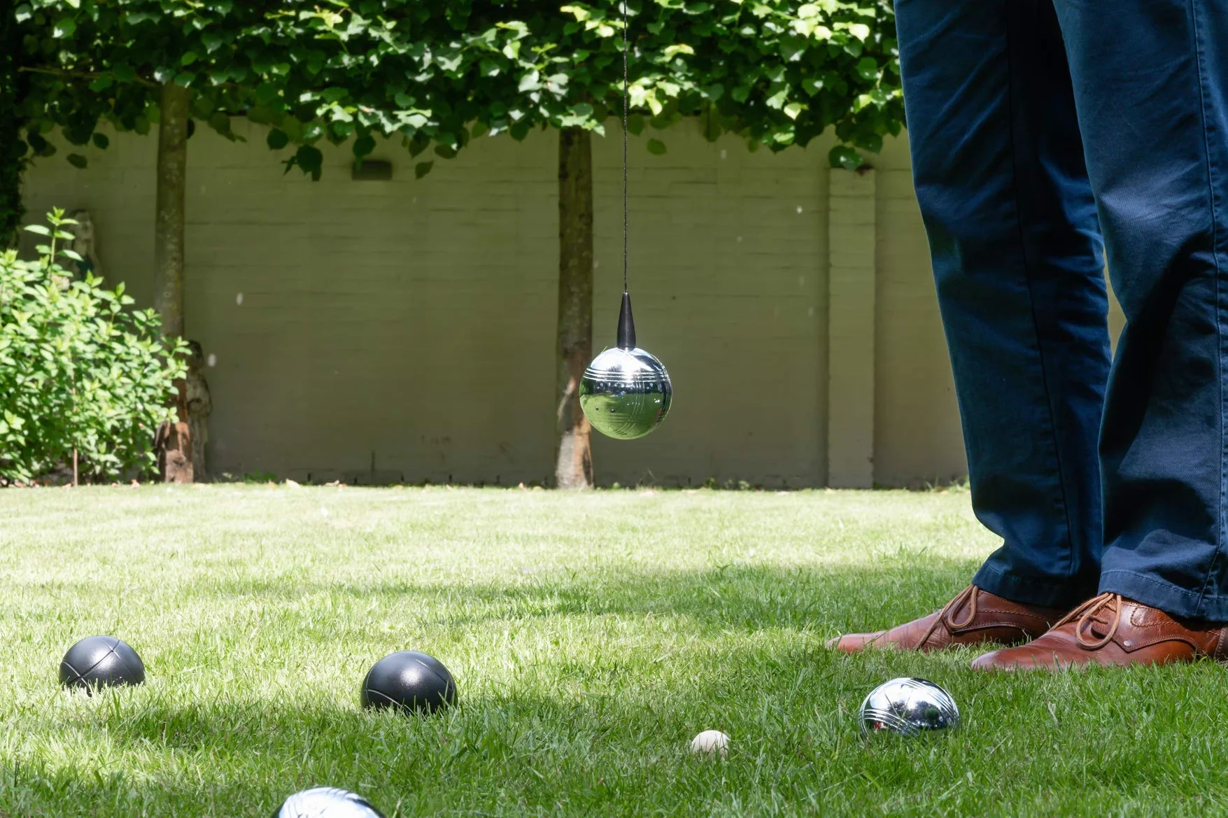 Engelhart Ramasse Boules de Pétanque Magnétique Lot de 2 - Aimant pour Boule en Métal - Cordon pour Récupérer sans Se Baisser - Accessoire Pétanque Loisir