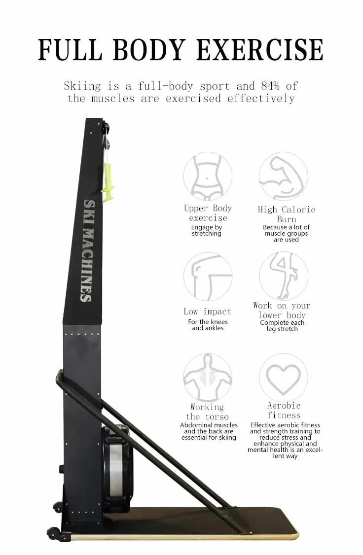 SkiErg Horizon Outil Cardio Professionnel Console Numérique Entraînement Total Body Home Gym CrossFit HIIT Fitness