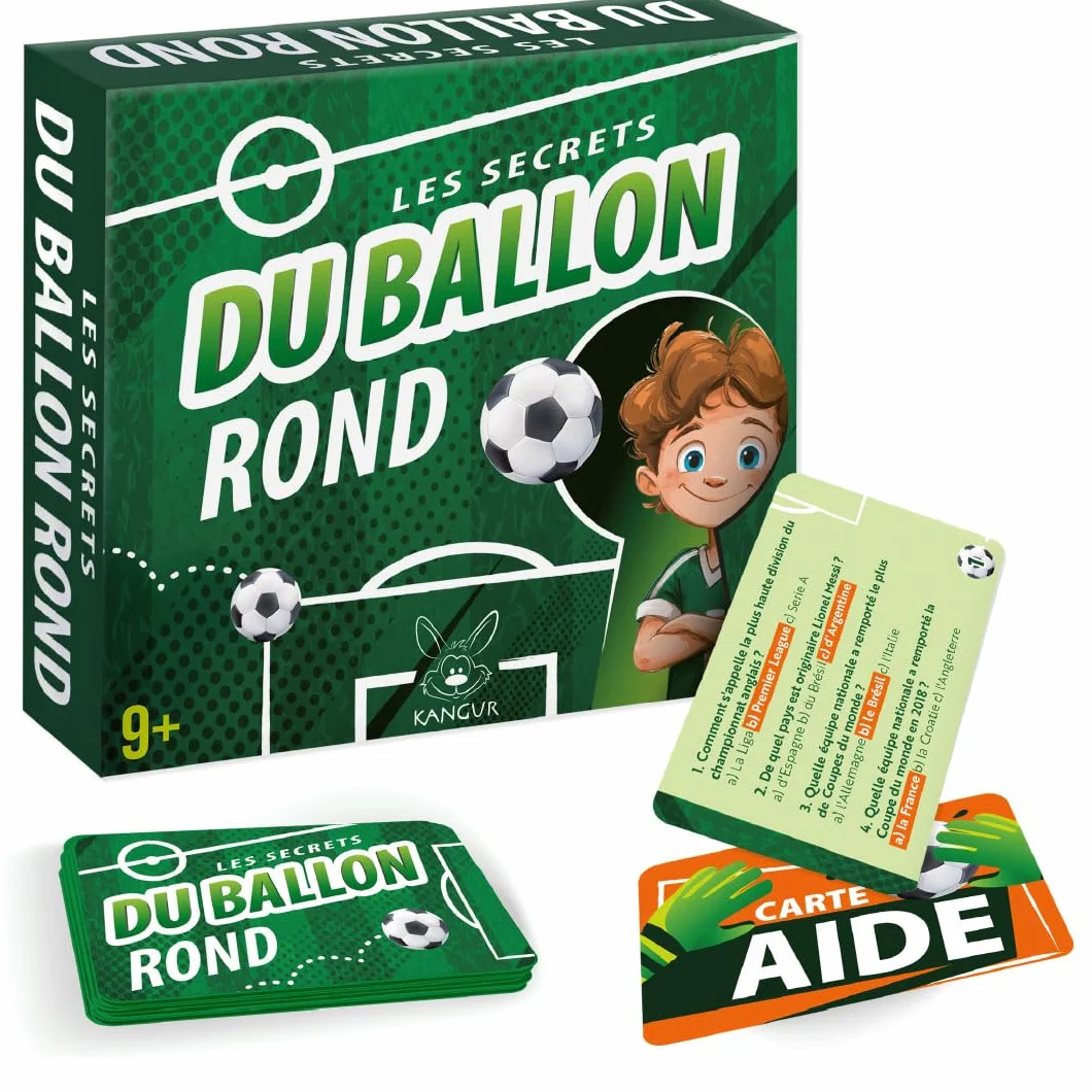 KANGUR Jeu de Carte Enfant Football - Jouet pour Garçon dès 9 Ans