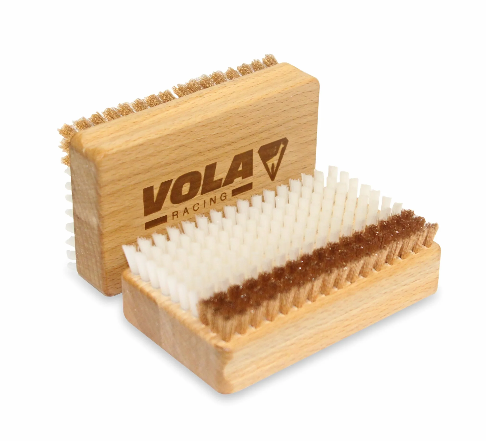 Brosse Mixte Nylon/Bronze Marron