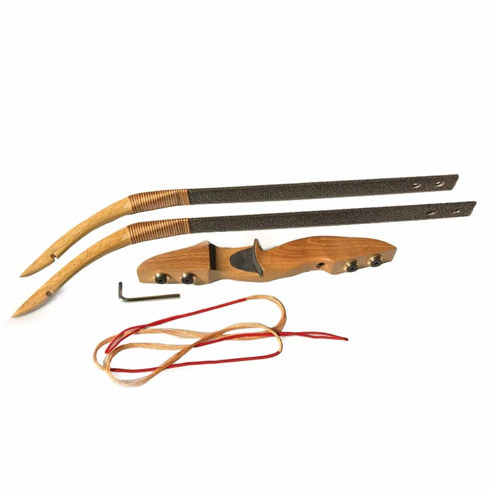 Arc Longbow Traditionnel à la Main 30-40 lbs Arc Recurve Chasse Mongole