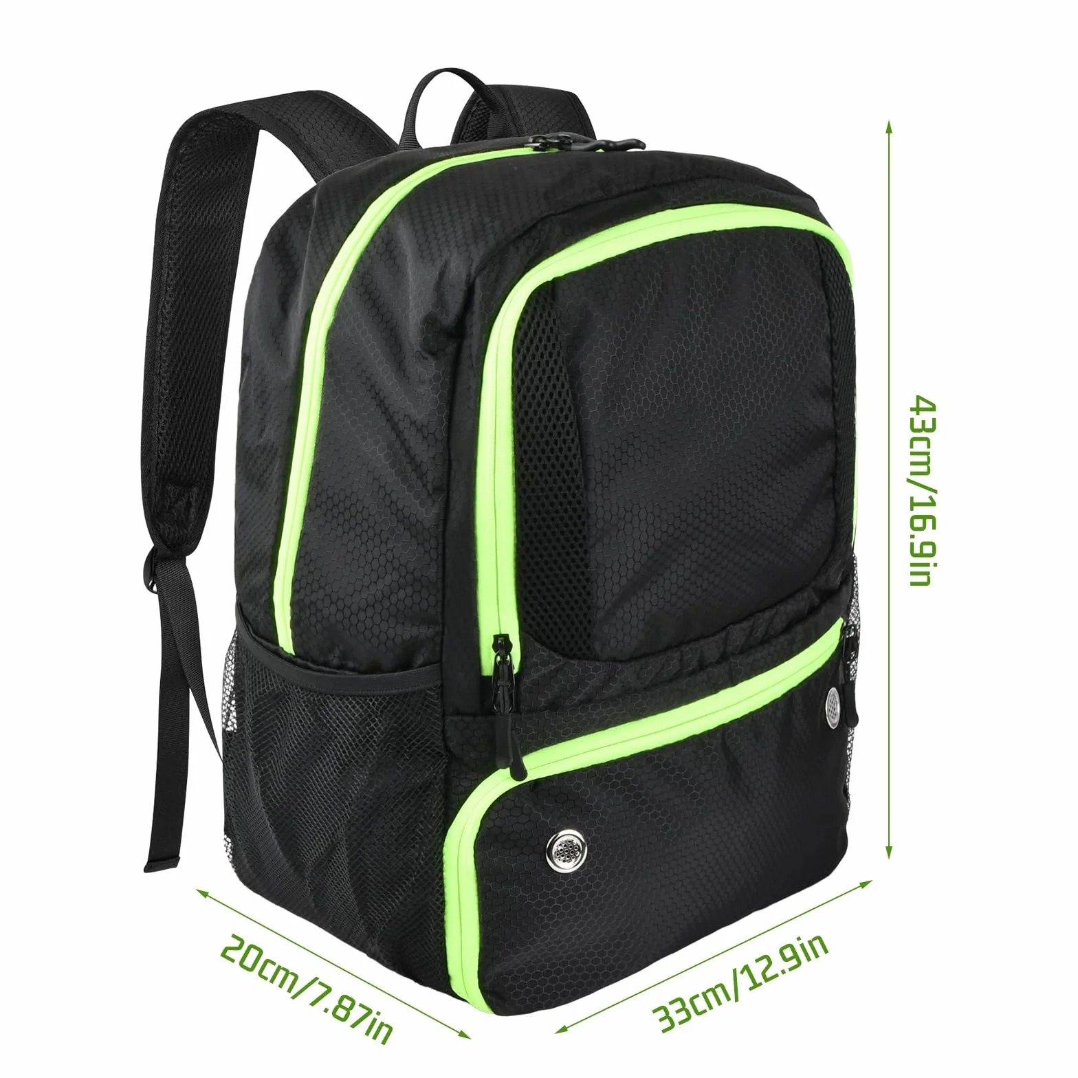 Dokeno Sac à Dos de Basket-Ball Homme avec Compartiment Ballon et Chaussures Sport