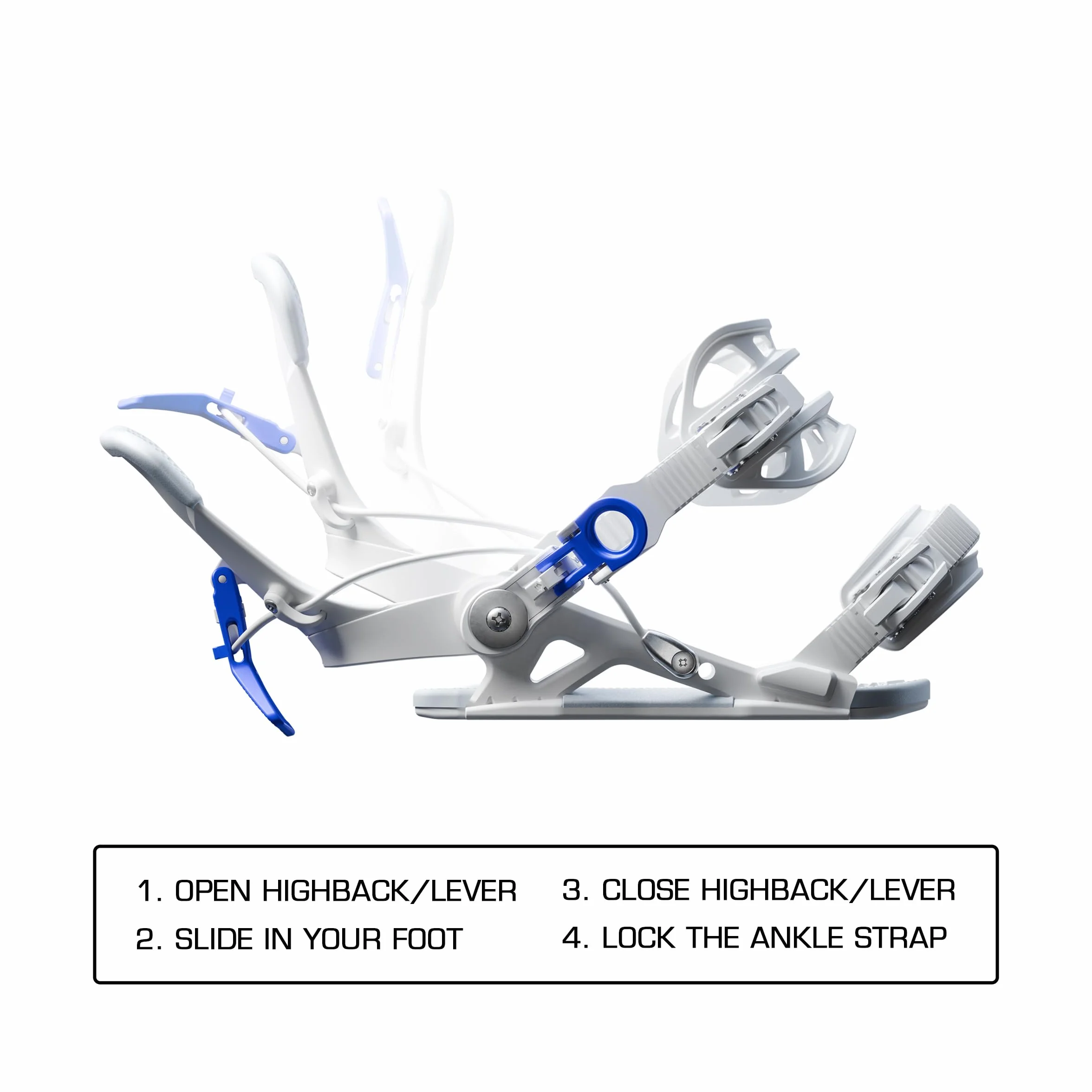 Base de fixation pour snowboard