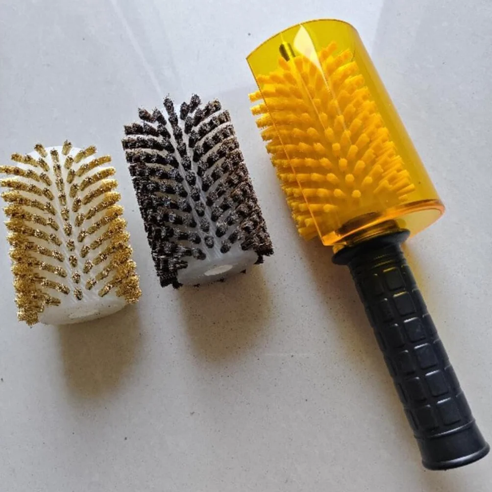Kit de Brosse à Farter pour Snowboard et Ski, Brosse Rotative Nylon Laiton