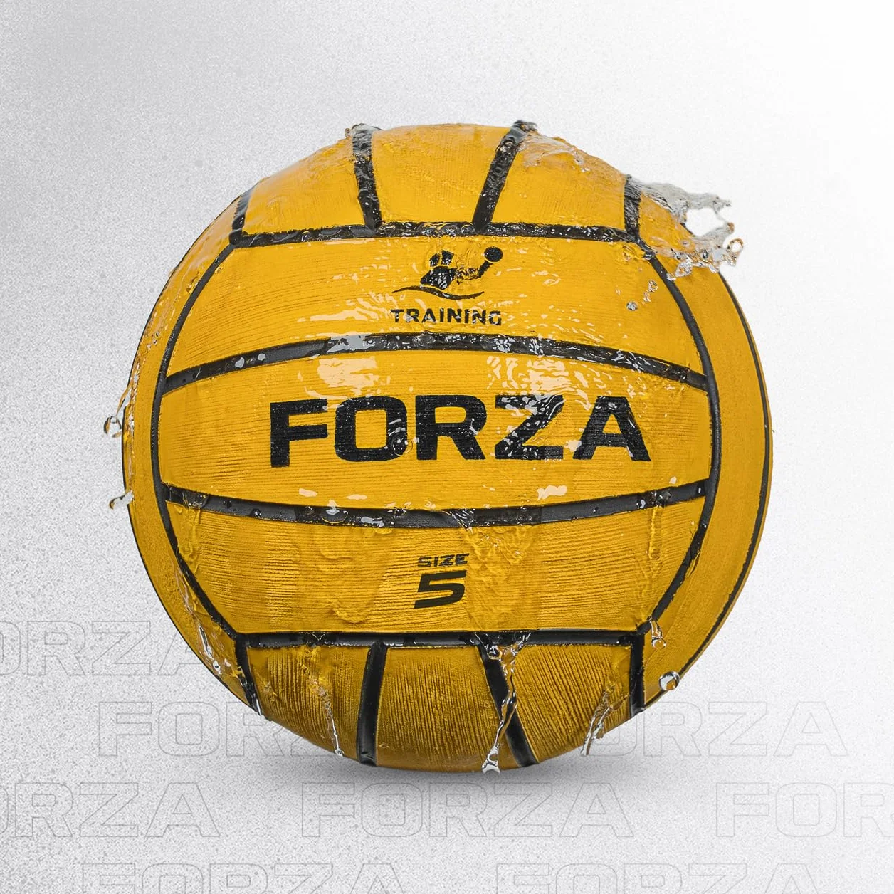 FORZA Ballon d'Entraînement de Water-Polo Wet Weather Grip+ Plusieurs Tailles