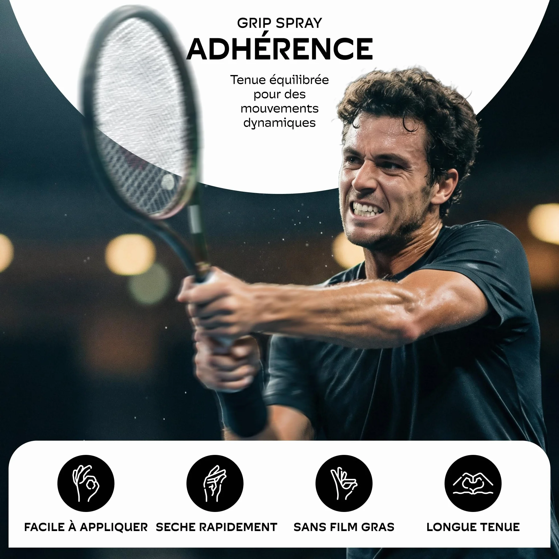 Grip Spray No.2 Adhérence Longue Tenue Séchage Rapide Transparent 100ml Fitness Padel Escalade