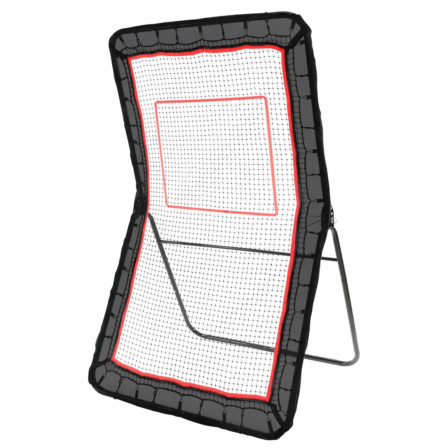 VEVOR Filet de rebond de crosse pour jardin, volley-ball, baseball, softball, angle réglable, avec cible