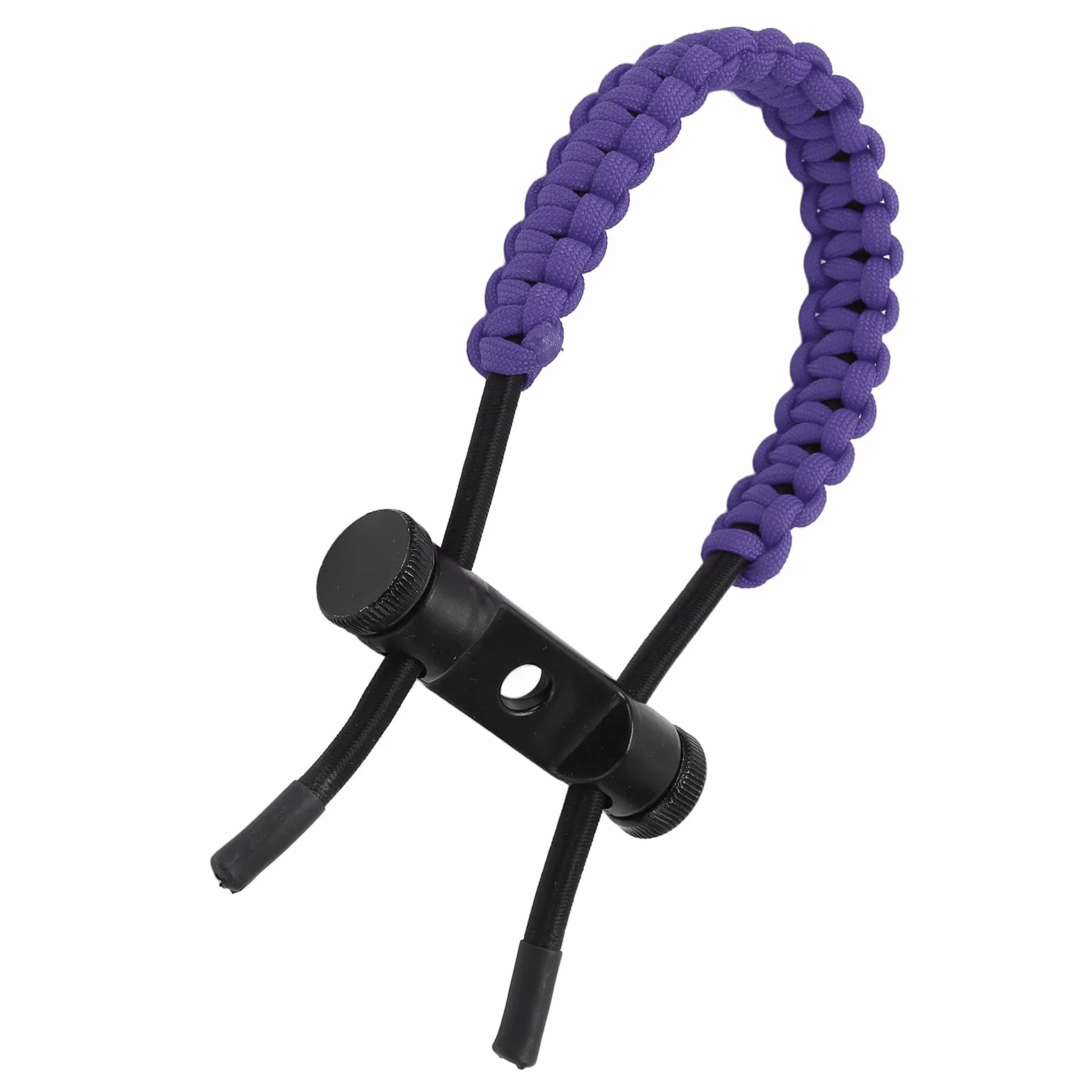 Élingues de Poignet D'arc à Poulies Réglables, Corde de Dragonne Durable pour Tir à L'arc (Violet)