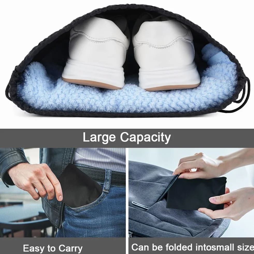 DiULi Sac de Sport avec Cordon de Serrage, Sac à Dos Étanche, Fermeture Éclair Extérieure
