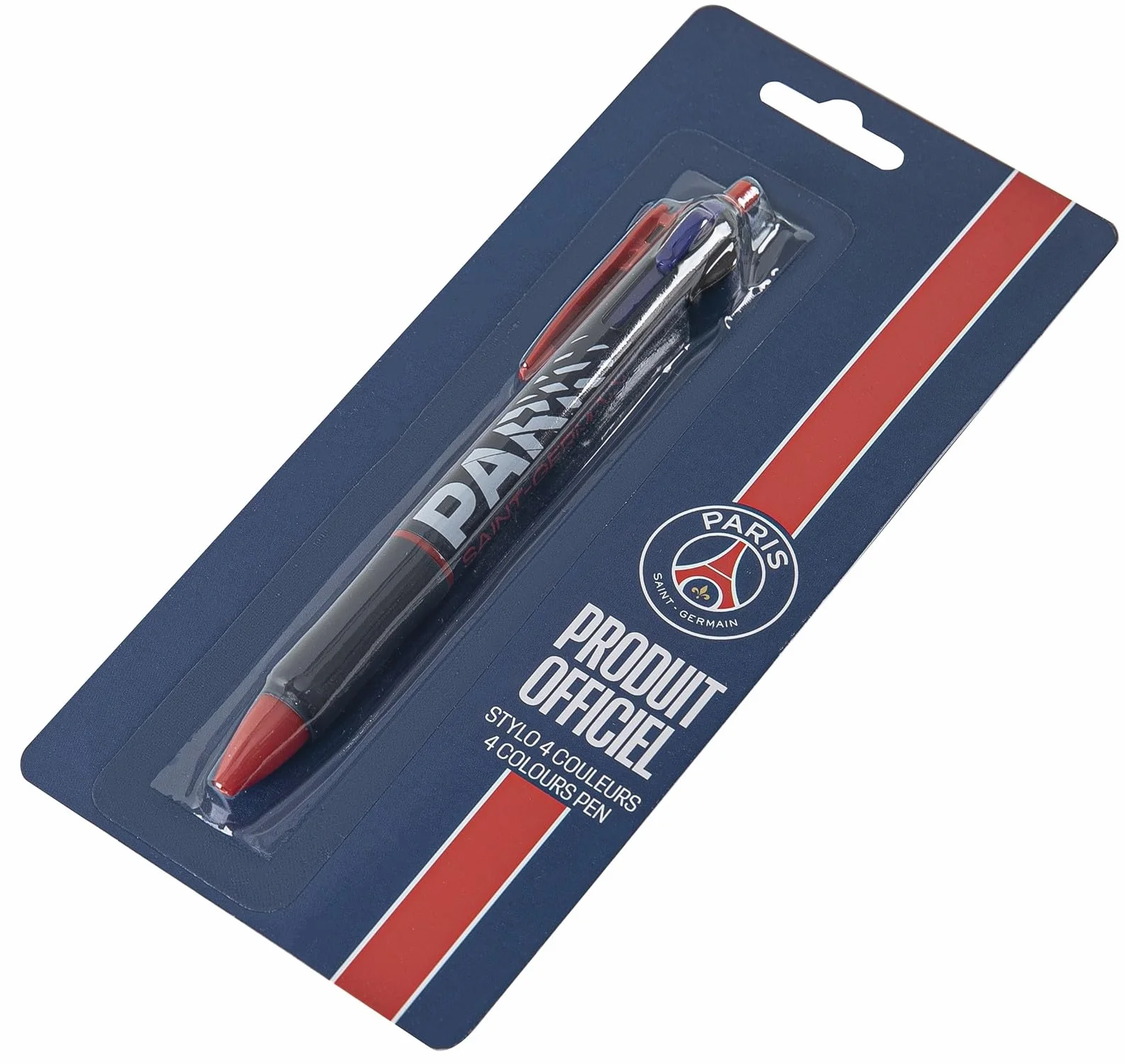 PSG Stylo 4 Couleurs Collection Officielle PARIS SAINT GERMAIN