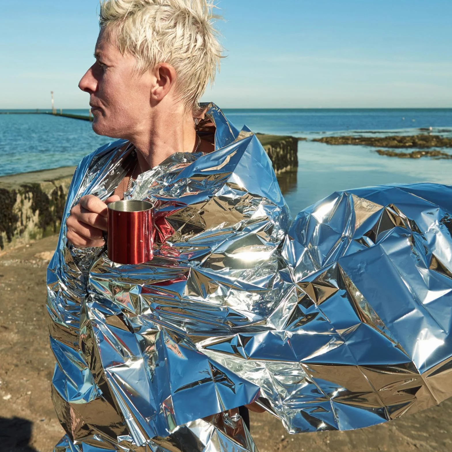 Couverture De Survie Isotherme Réfléchissante Anti-Vent pour Camping Randonnée Urgence