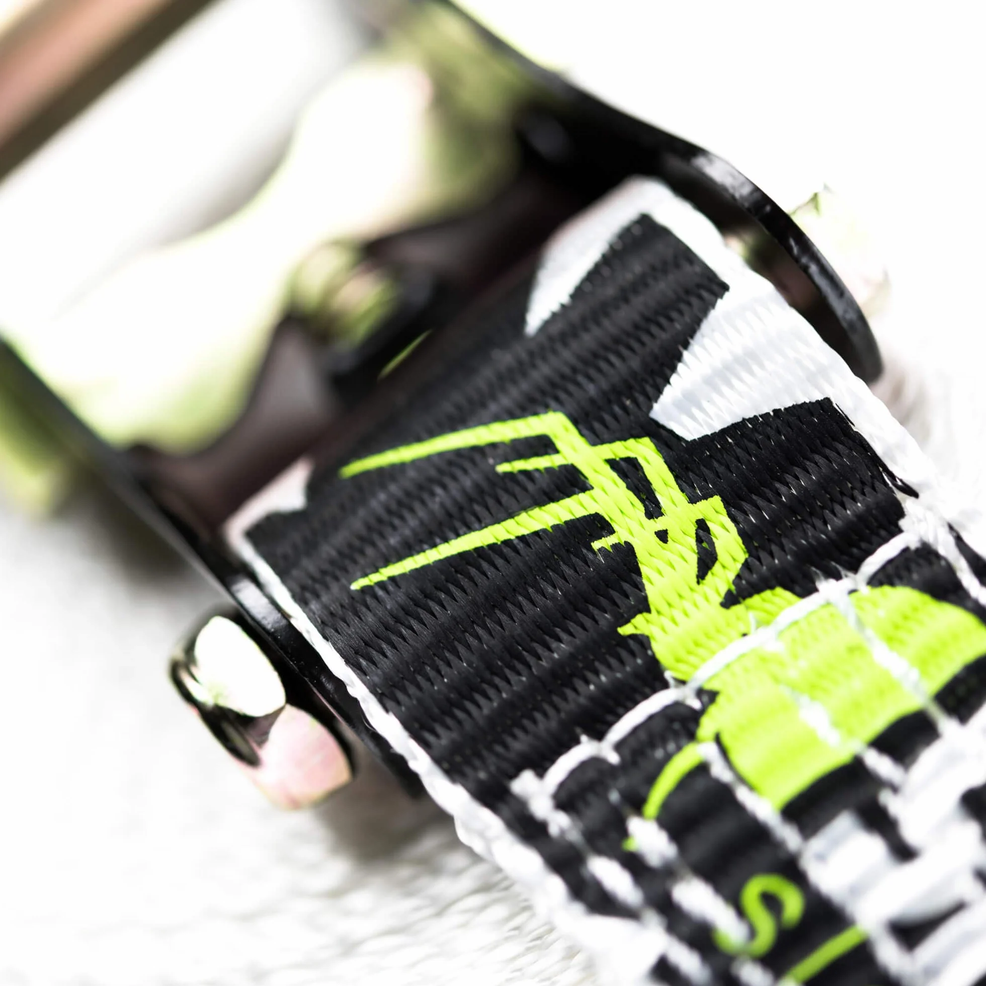 Slackline Kit White Line Tendeur à Poignée Ergonomique Sangle 15 m