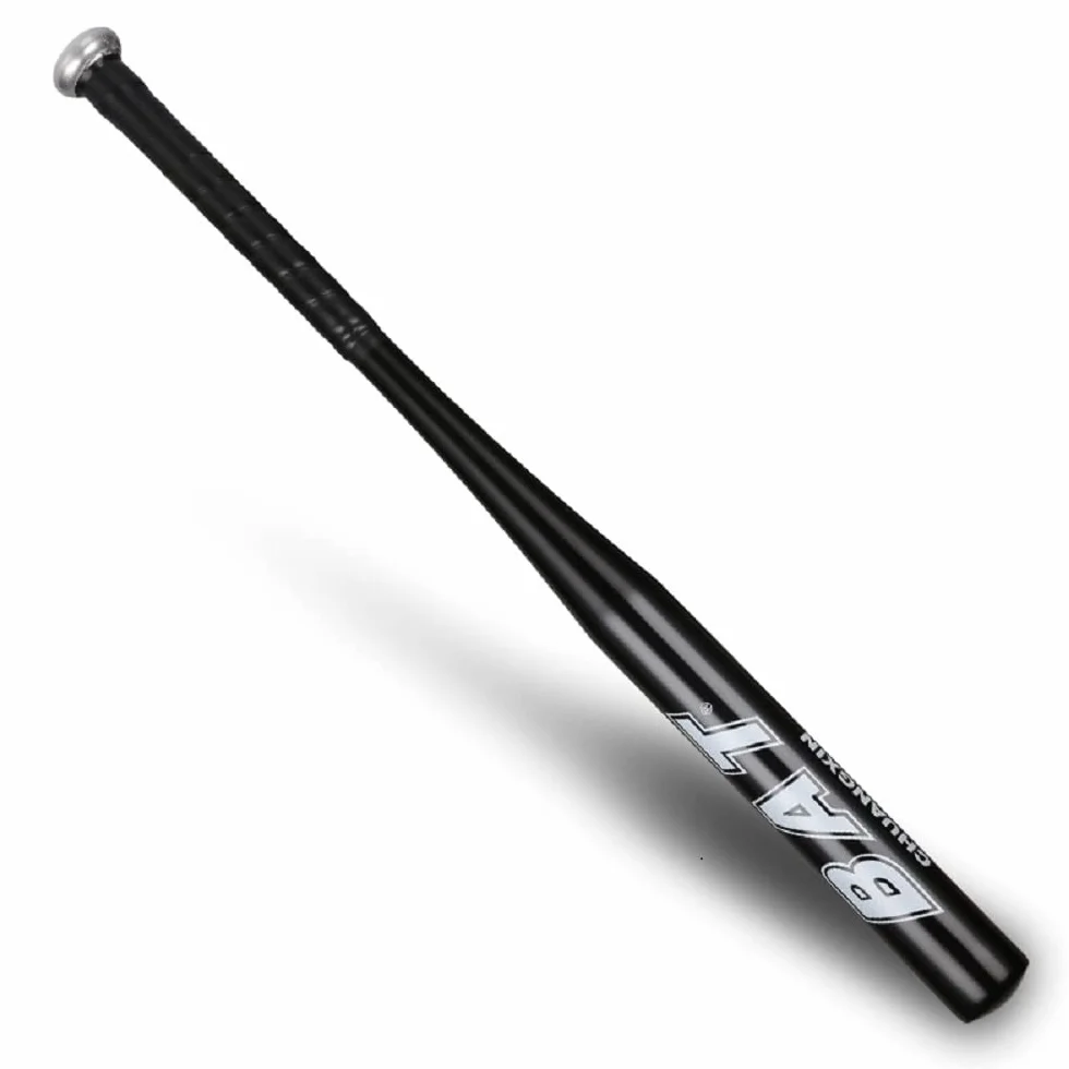 Batte de Baseball Aluminium 34 Pouces 86cm Adulte Pro Léger Noir Bleu Argent