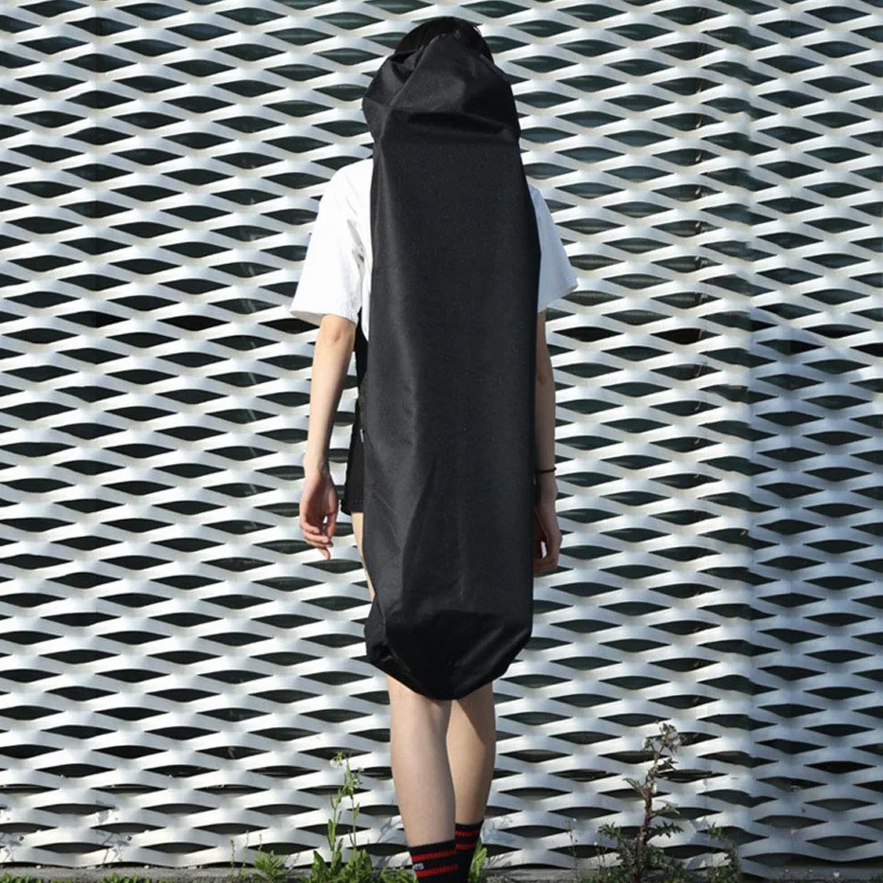 POFET Sac de Transport imperméable pour Longboard Oxford 110 x 35 cm, Skateboard, Planche à roulettes
