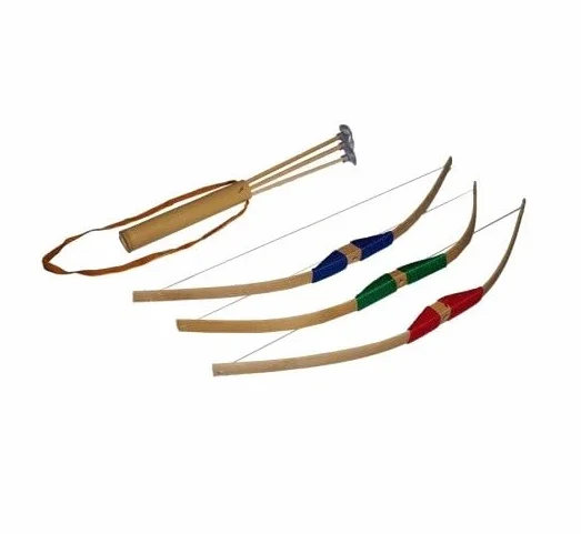 Arc et flèches à pointe ventouse en bois pour enfant