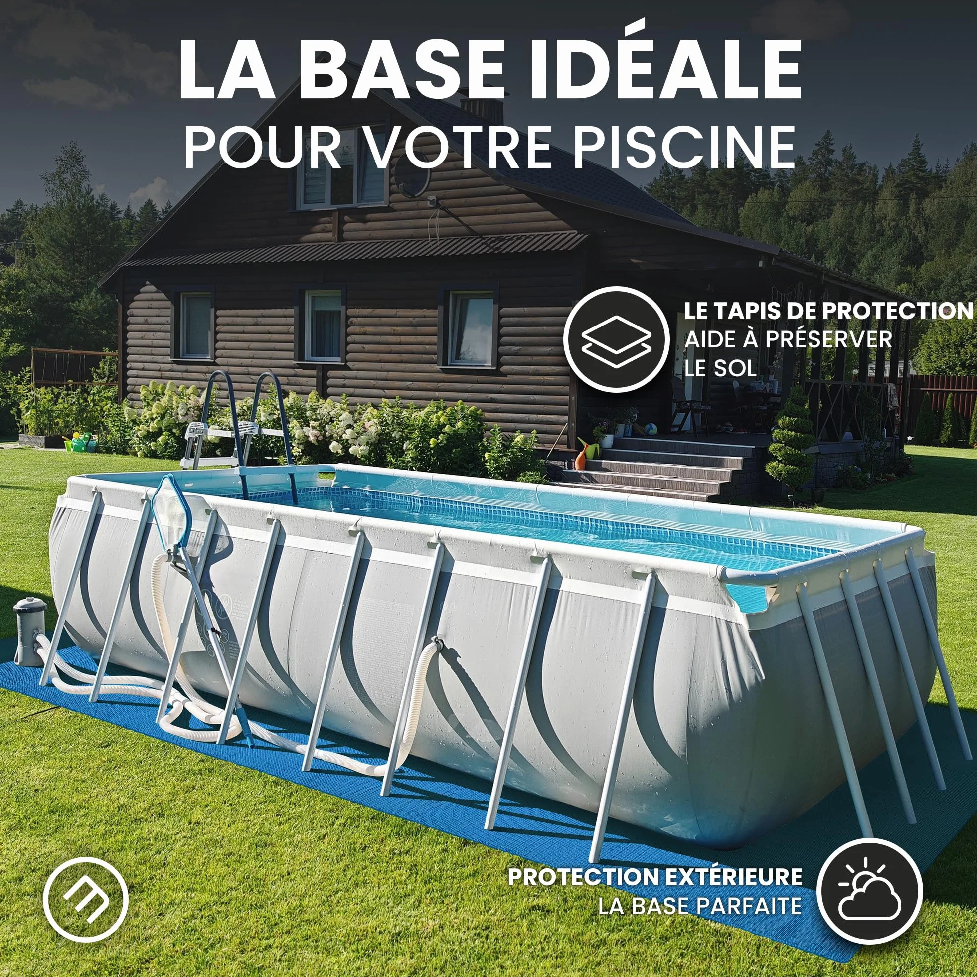 Tapis de Fitness Protection de Sol Salle de Sport Dalles Mousse sans BPA Bordures Matelas Puzzle Tatami EVA Caoutchouc