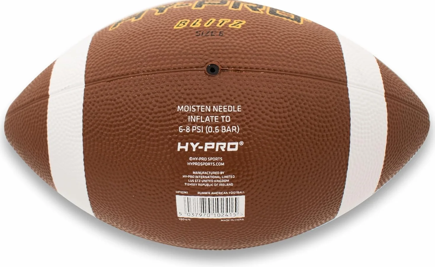 Hy-Pro Ballon de Football américain Taille 6 Caoutchouc Marron