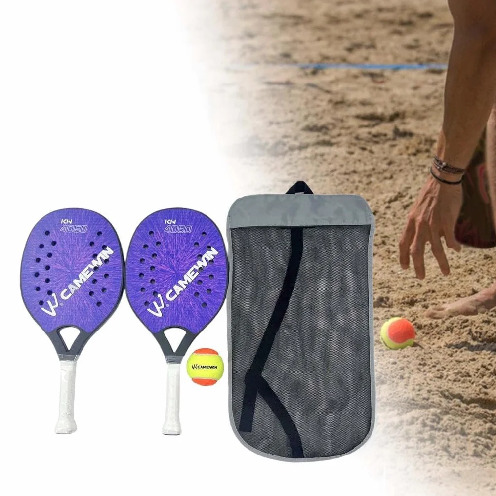 Ensemble de Raquettes de Tennis de Plage Haut de Gamme avec étui de Transport