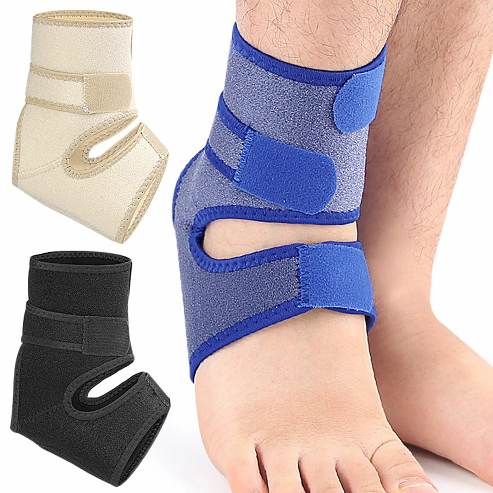 Bandage de cheville réglable pour tendons d'Achille baseball football
