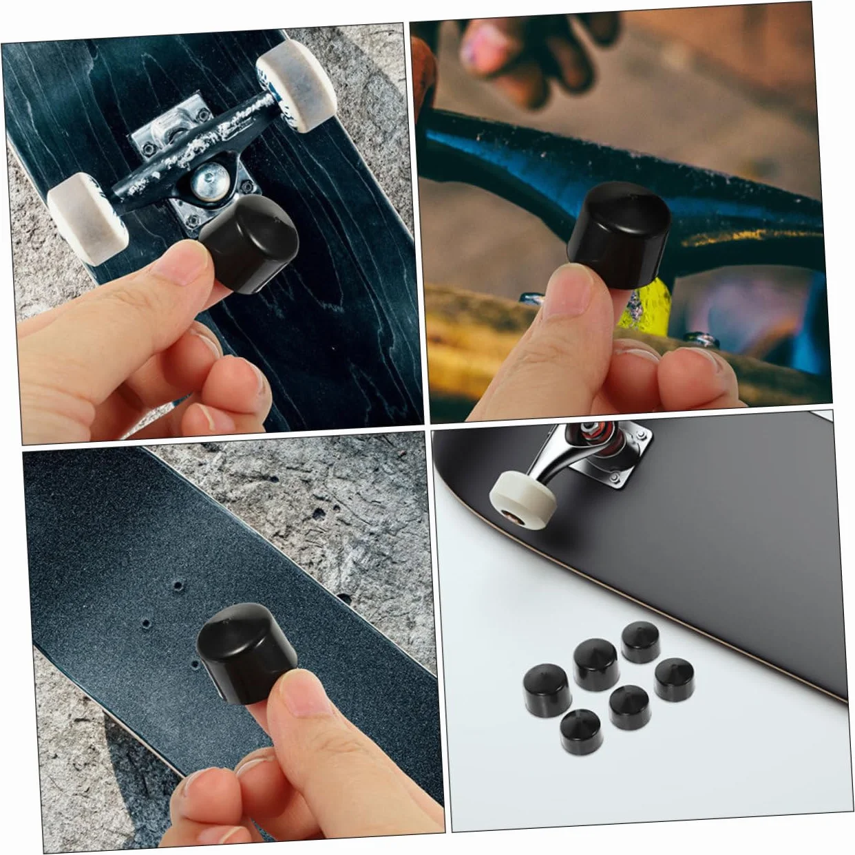 Pivot Cups Accessoire De Skateboard 6 Pièces Bagues De Remplacement