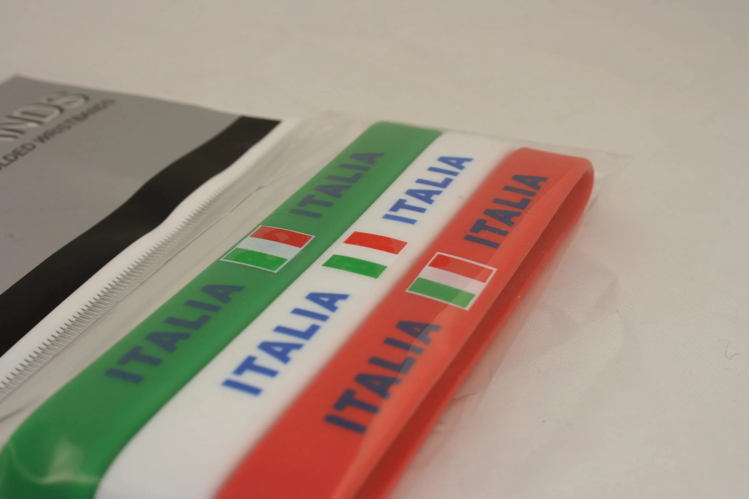 Bracelet Italie silicone ruban bande Italia