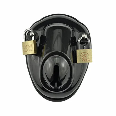 Cage de Sport pour Homme Noir, Fausse Cabine, Double Cadenas - B-228