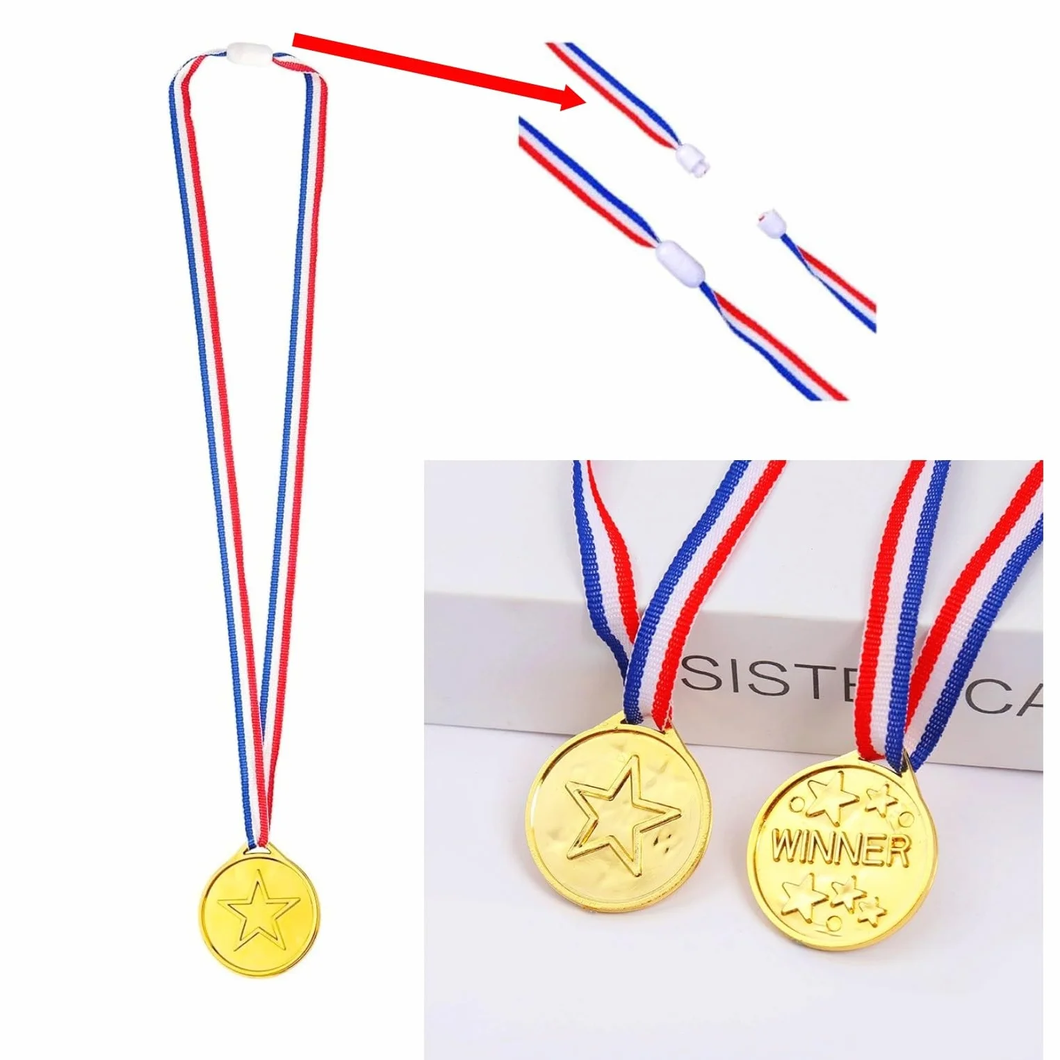 Trophy Cups Tasses de trophée Jeunesse doré Taille Unique