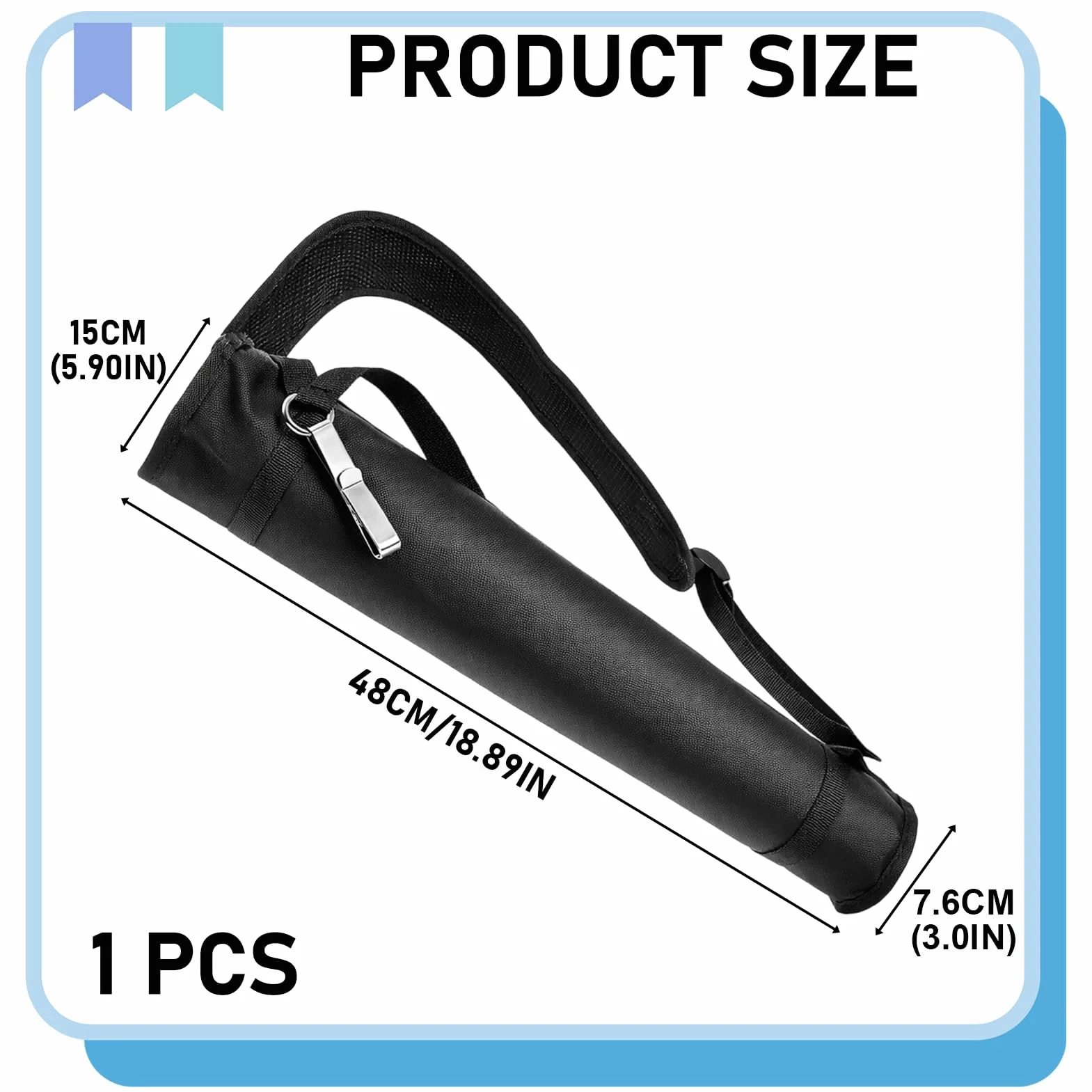 Carquois pour Flèches d'Archerie, Support Réglable Dos et Hanche, Sac de Flèches pour Arc à Poulies
