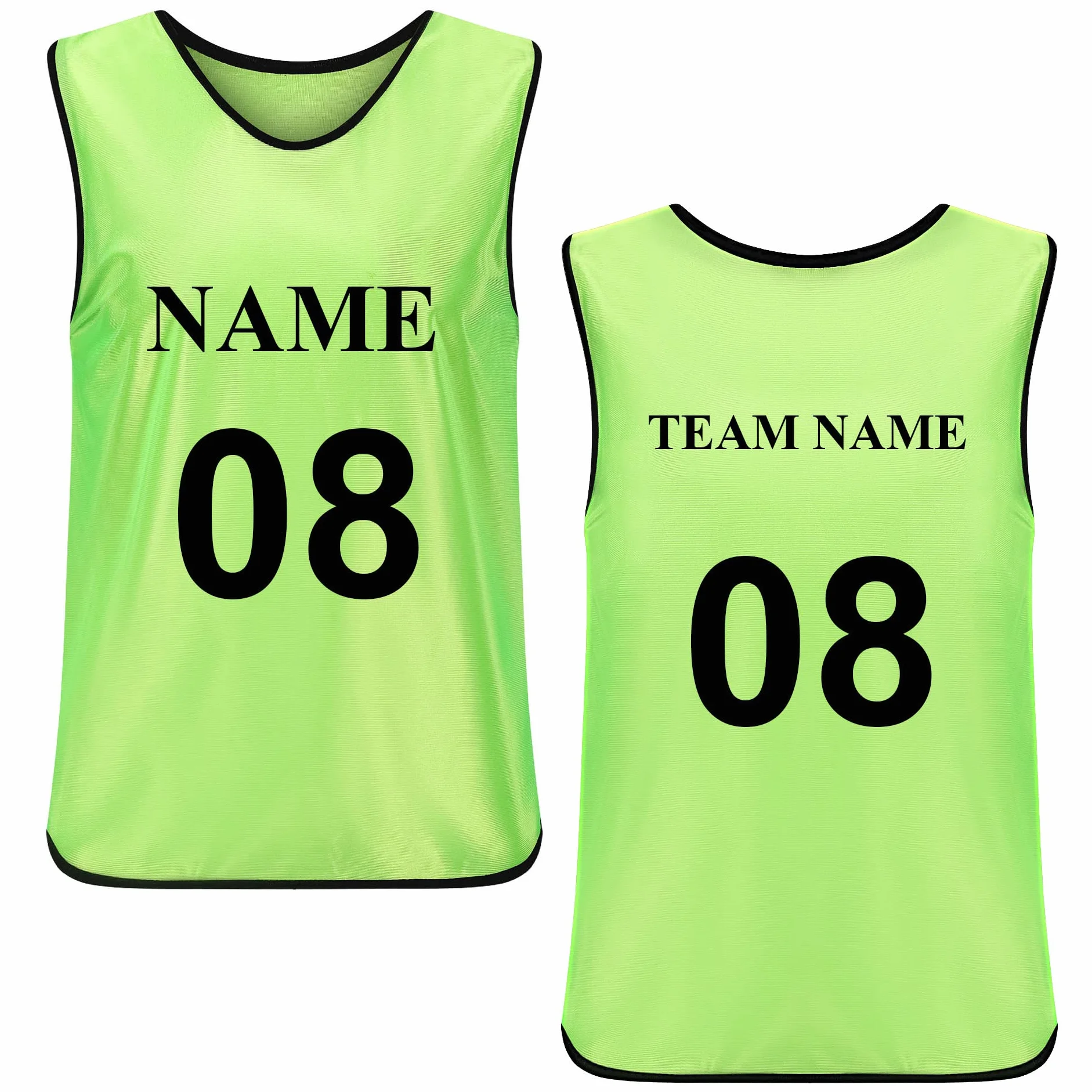 TopTie Gilet d'entraînement football adulte personnalisé