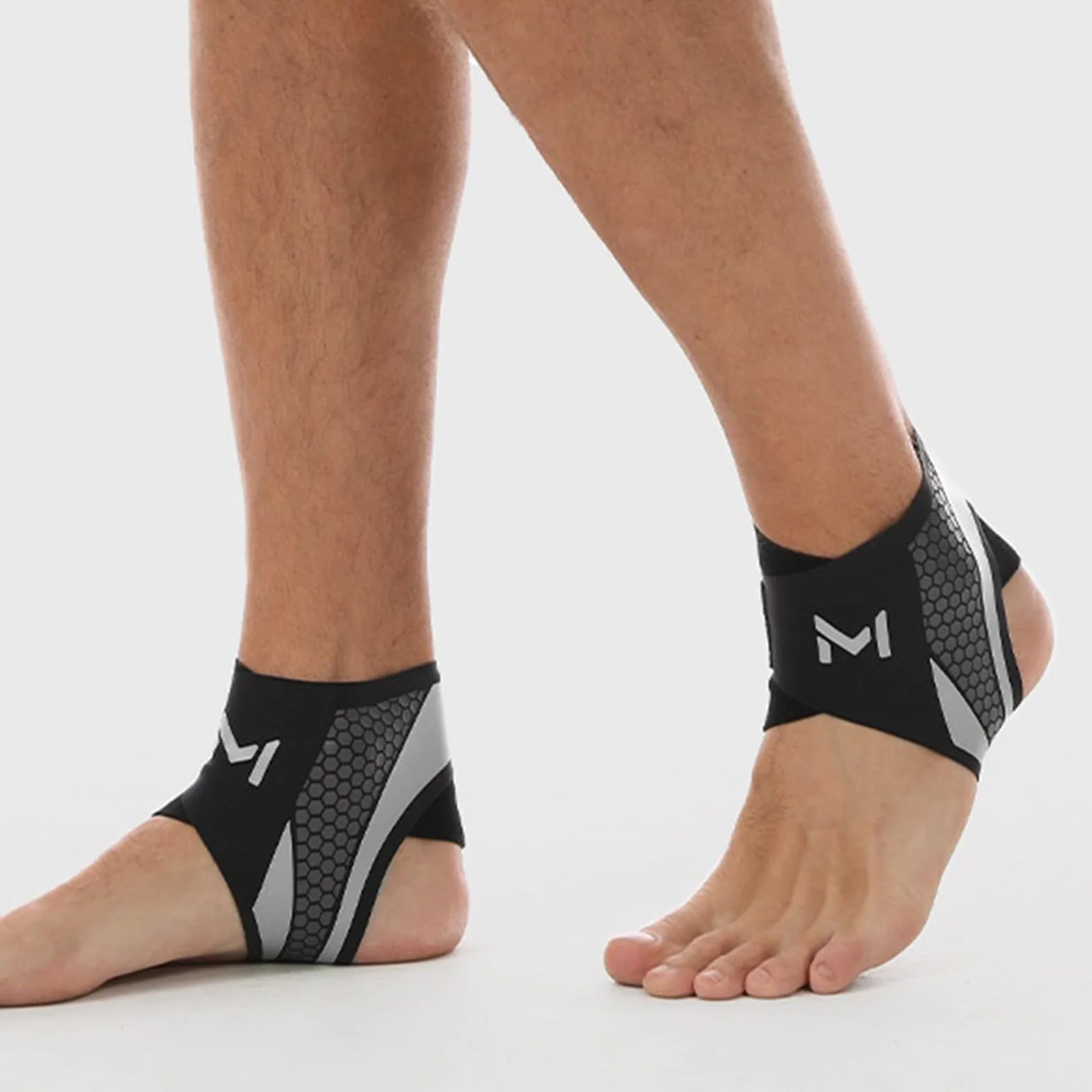 Sangle de stabilisation de cheville athlétique hautement élastique résistante à la transpiration