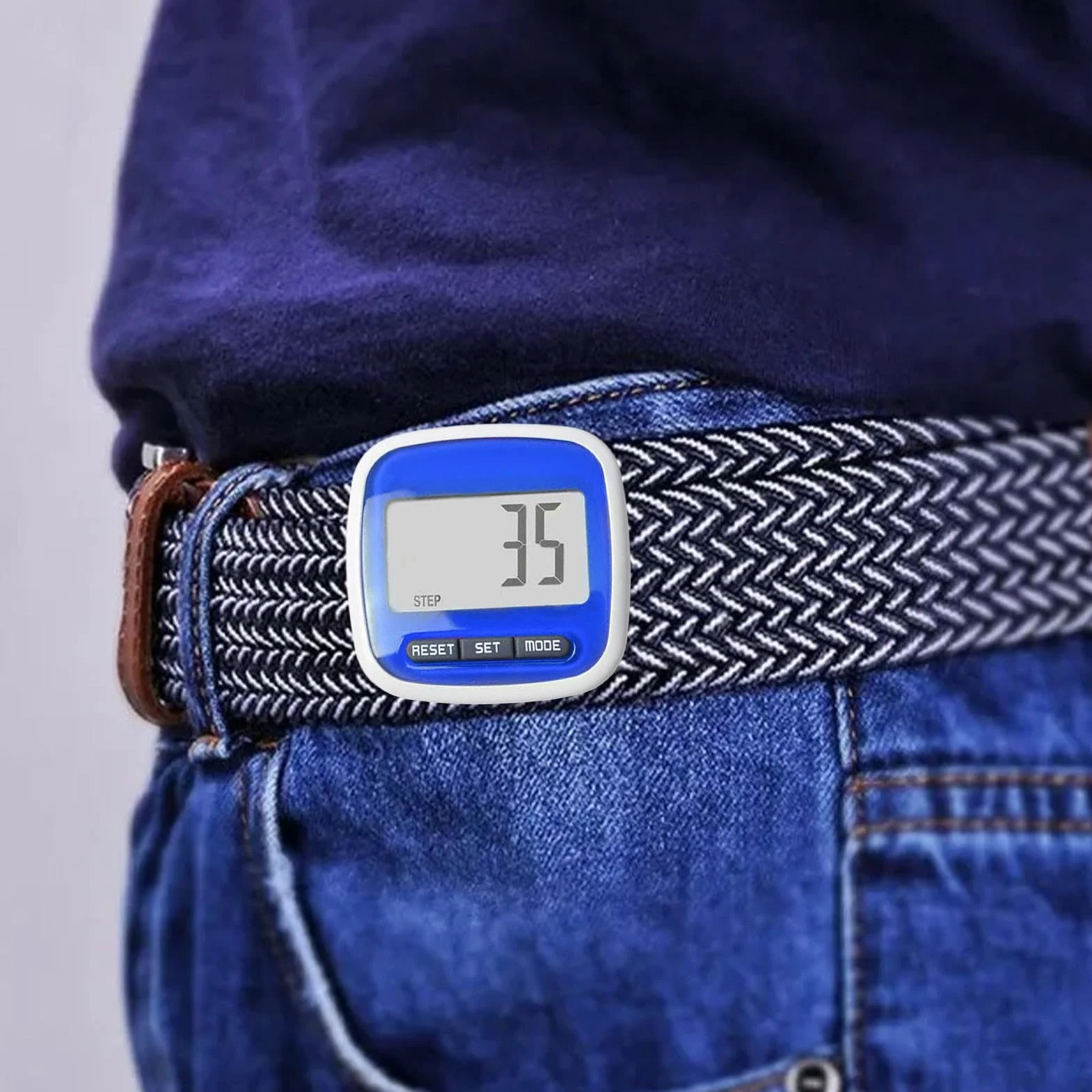 Podomètre De Marche À Clipser - Compteur De Pas De Poche pour Femmes, Hommes, Sans Application