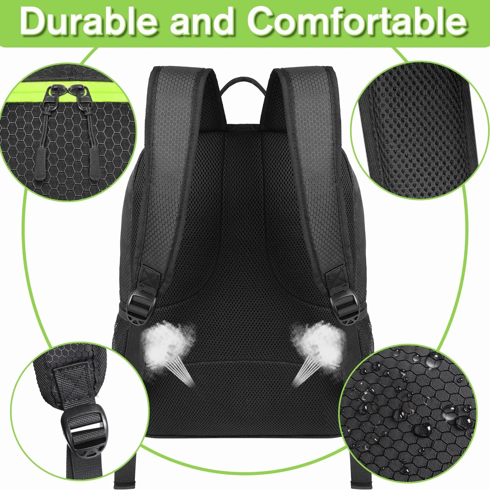 YOREPEK Sac à Dos de Football Étanche avec Compartiment Chaussures