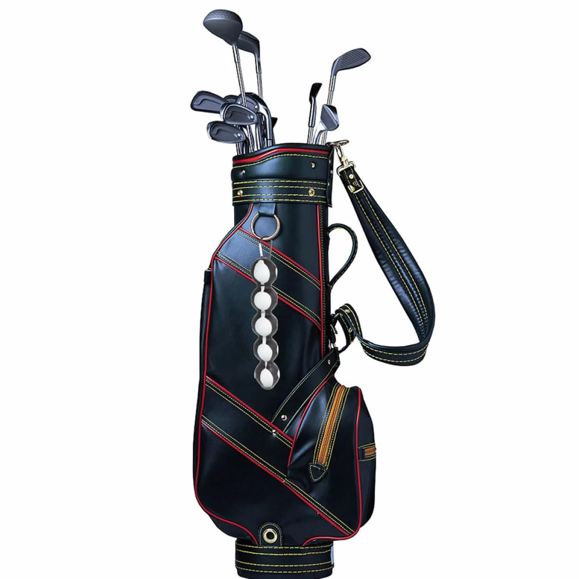 Porte-Golf en Silicone Noir Abaodam Lot de 2 Clip Portable Protection Accessoires pour Voiturette de Golf