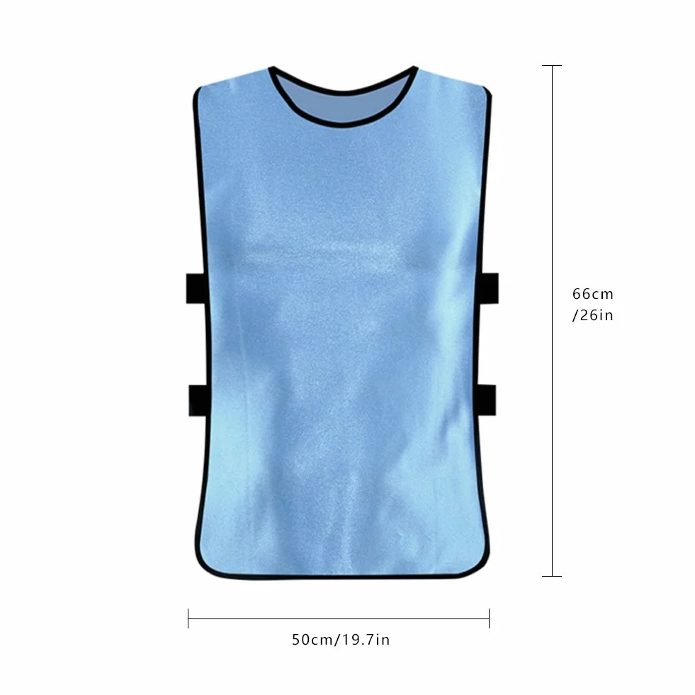 Lot de Chasuble Gilet de Sport Adultes Maillots Veste Survêtement d'Entraînement Respirant pour Football Basket-Ball Rugby