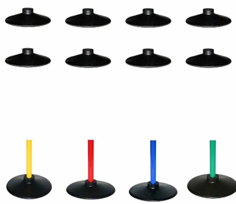 Pieds en Caoutchouc pour Jalons en Plastique - Lot de 16 VG