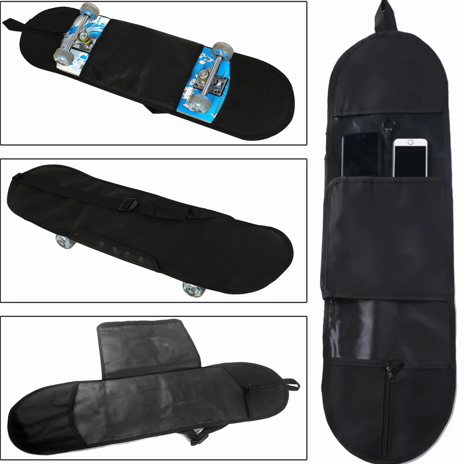 Longboard Housse Sac de Transport pour Planches à roulettes sous 31,4 Pouces
