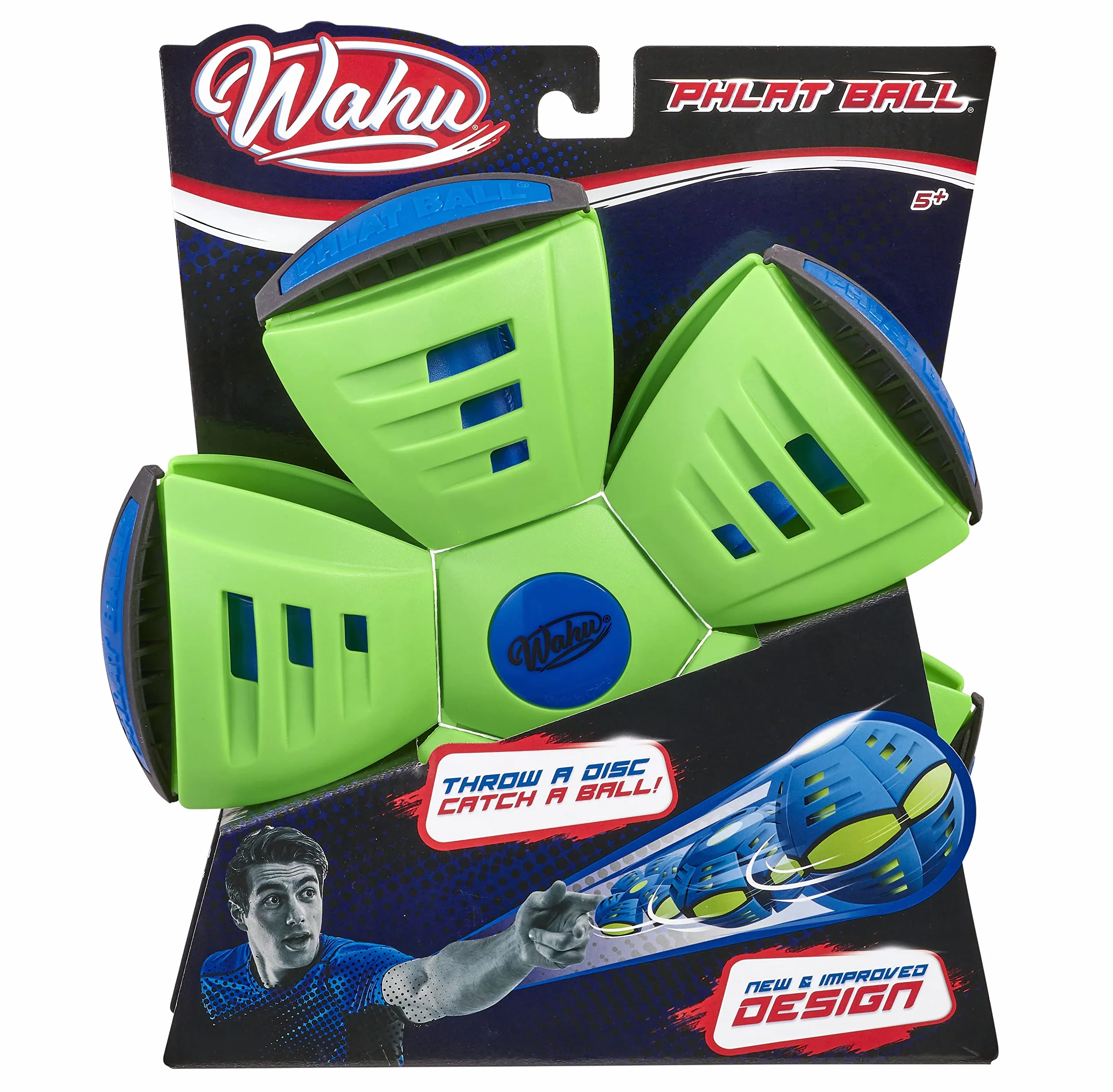 PHLAT BALL Classic Vert Disque Volant Transformable Frisbee Jeux Extérieur Enfant 6 Ans